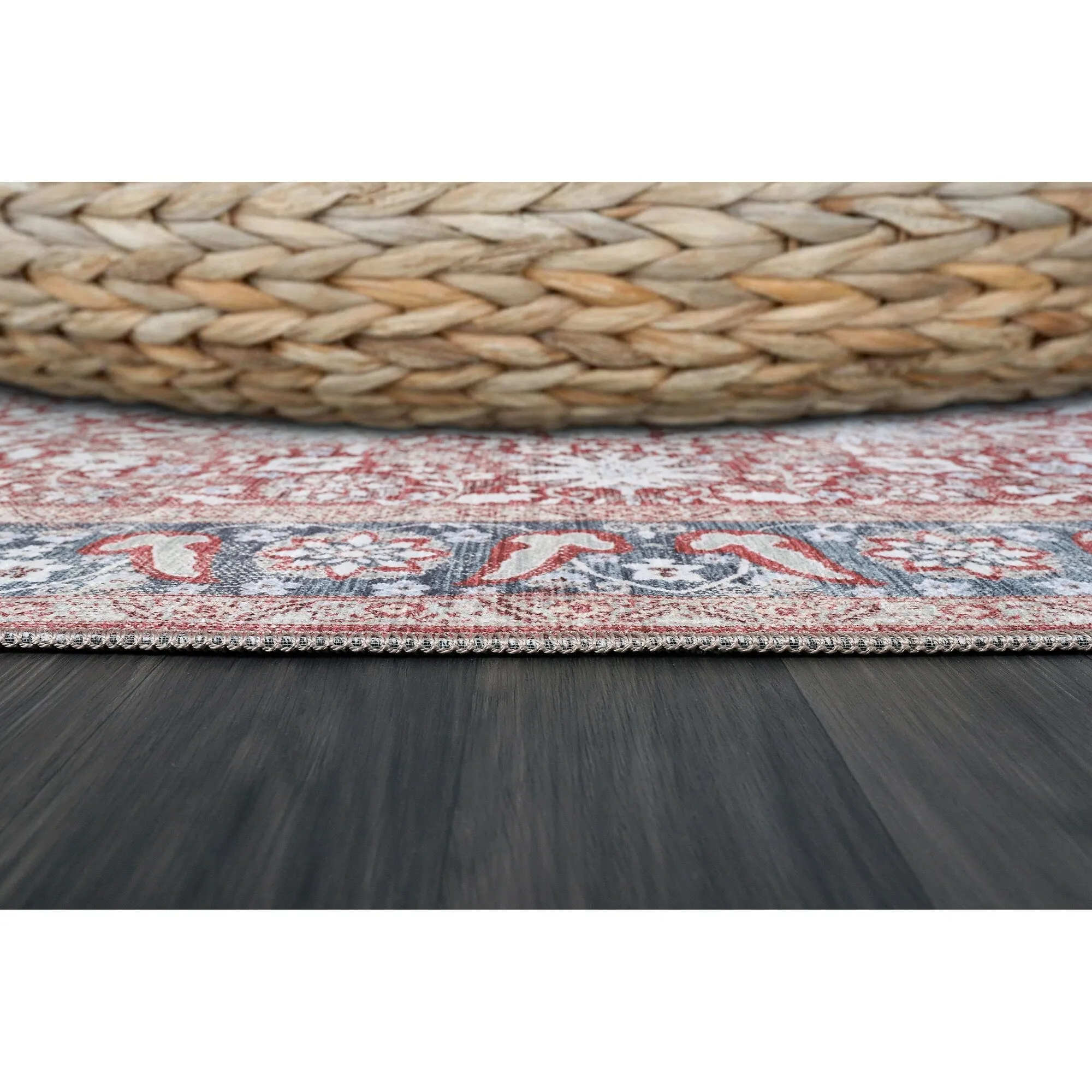 Vintage Traditional Machine Washable Non Slip Area Rugs for Living Room Bedroom Kitchen