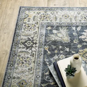 Vista Home Clarissa Washable Vintage Oriental Indoor Area Rug