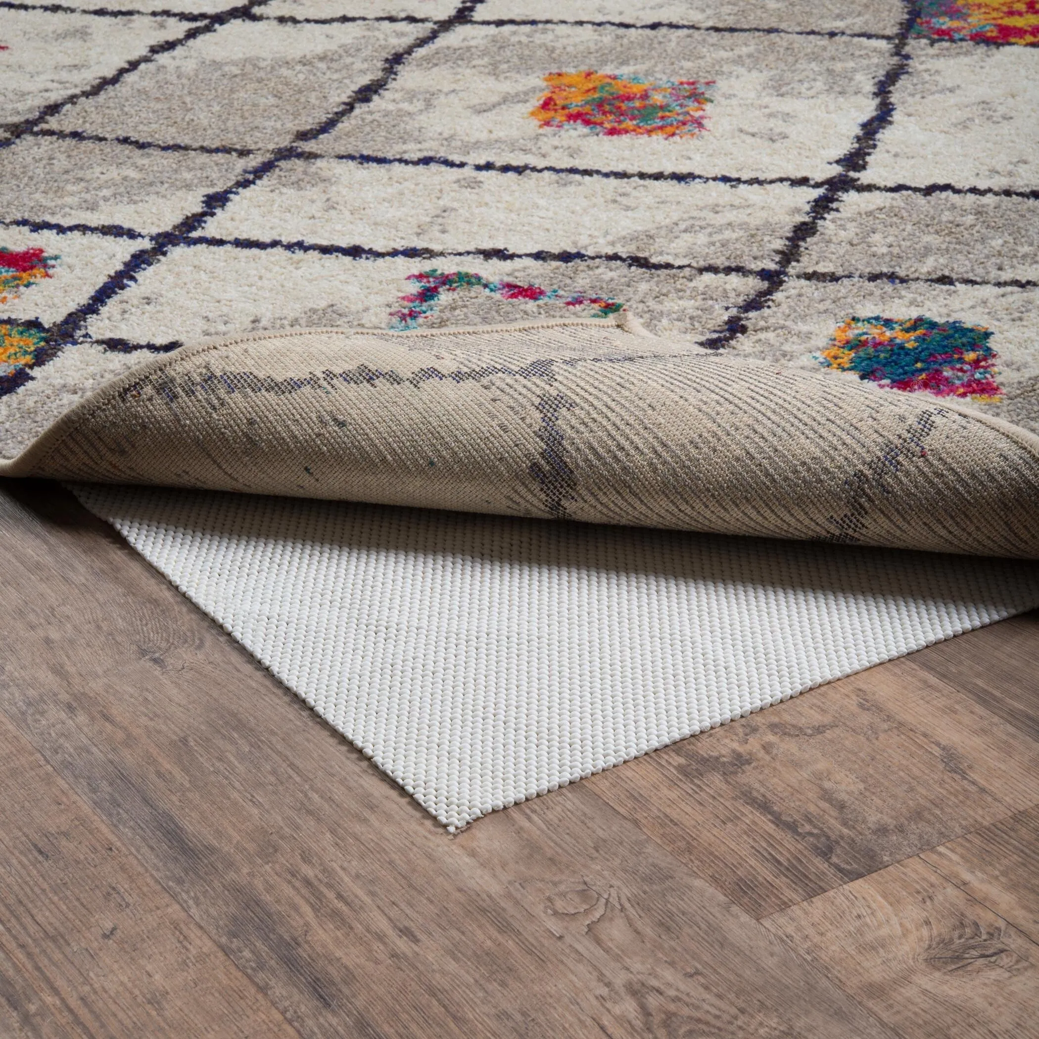 Vista Home Cozy Cushioned Indoor Rug Pad. - Beige