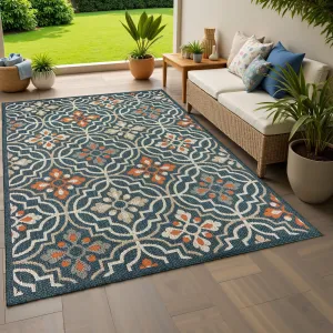 Vista Home Higgins Quatrefoil Panel Indoor/ Outdoor Area Rug by Havenside Home