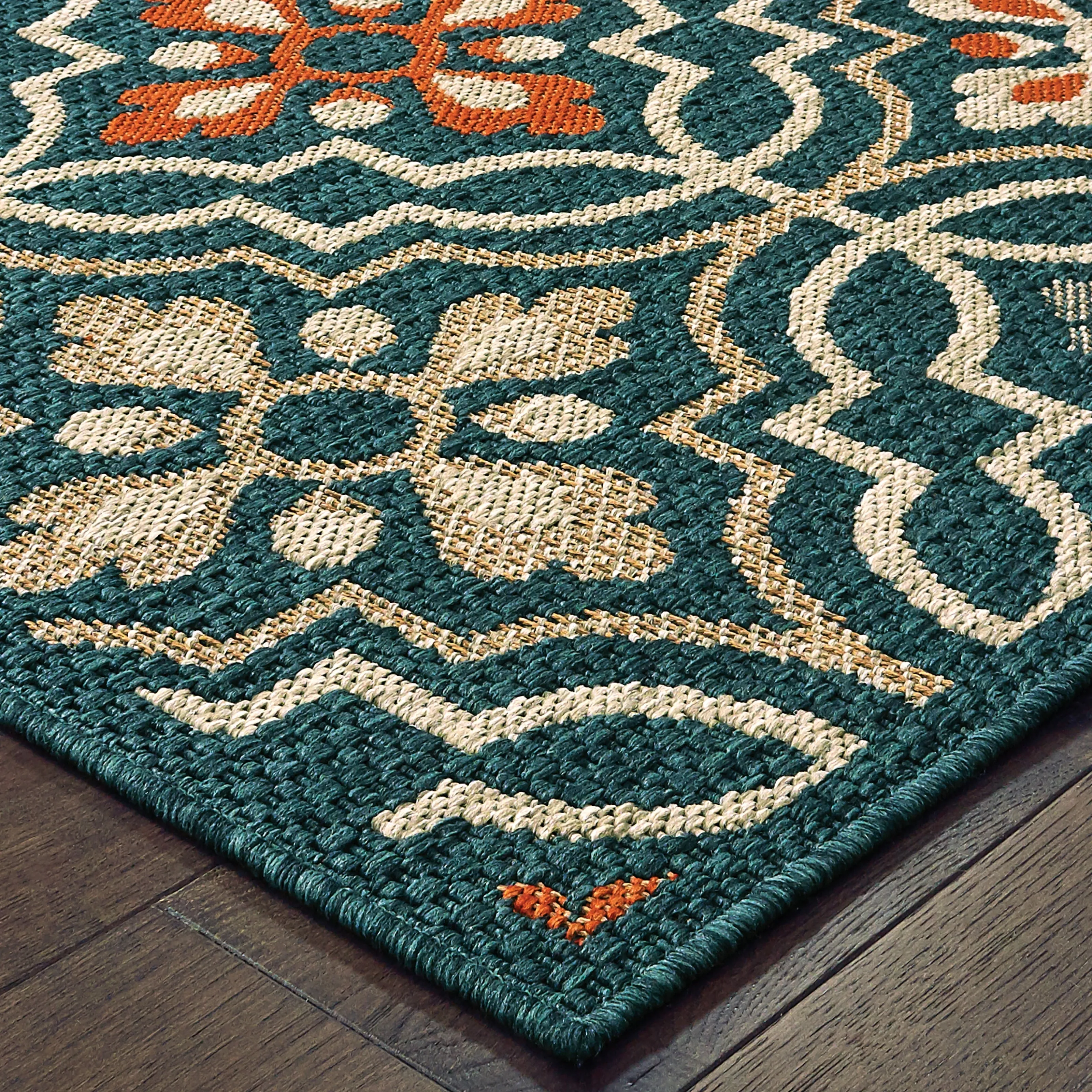 Vista Home Higgins Quatrefoil Panel Indoor/ Outdoor Area Rug by Havenside Home
