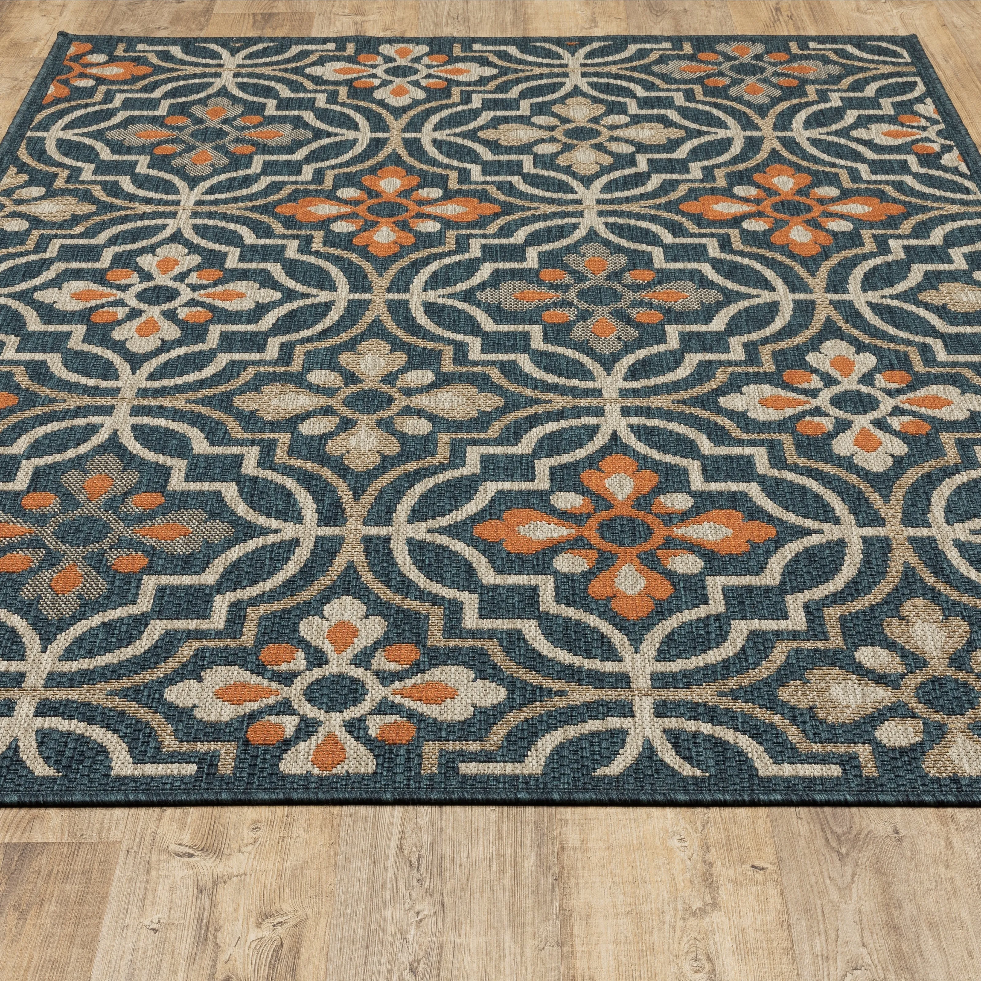 Vista Home Higgins Quatrefoil Panel Indoor/ Outdoor Area Rug by Havenside Home