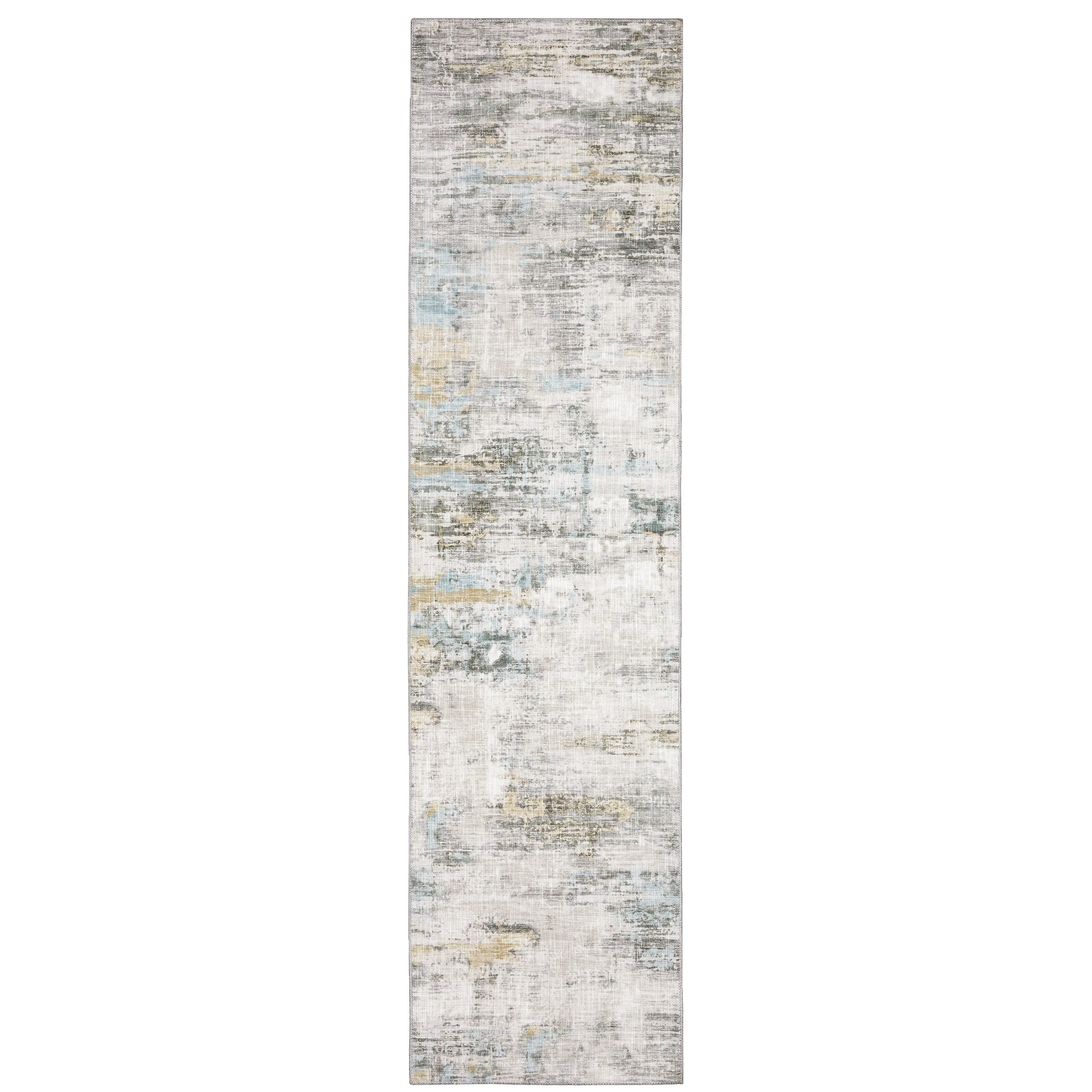Vista Home Montreux Contemporary Abstract Gray Area Rug
