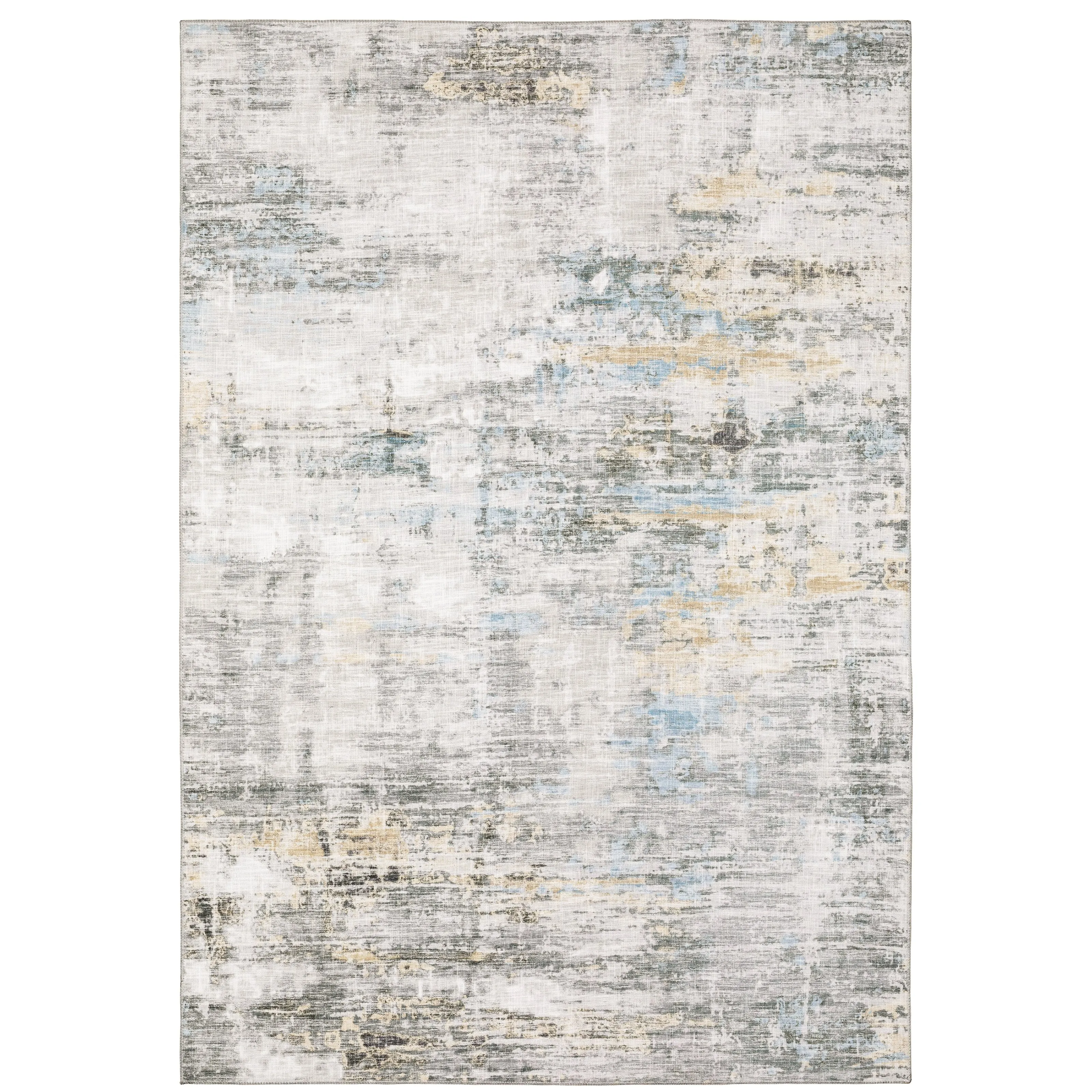 Vista Home Montreux Contemporary Abstract Gray Area Rug
