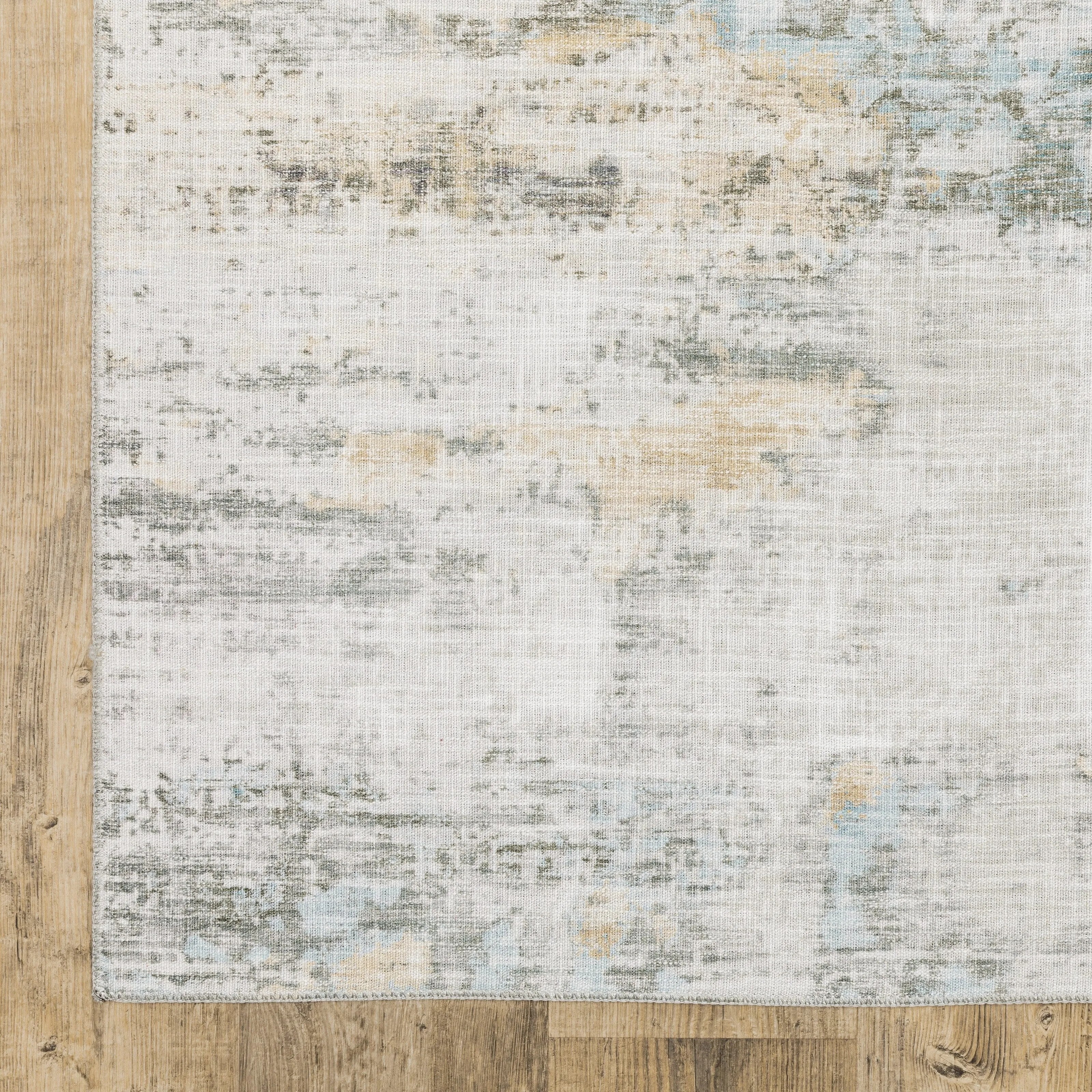 Vista Home Montreux Contemporary Abstract Gray Area Rug