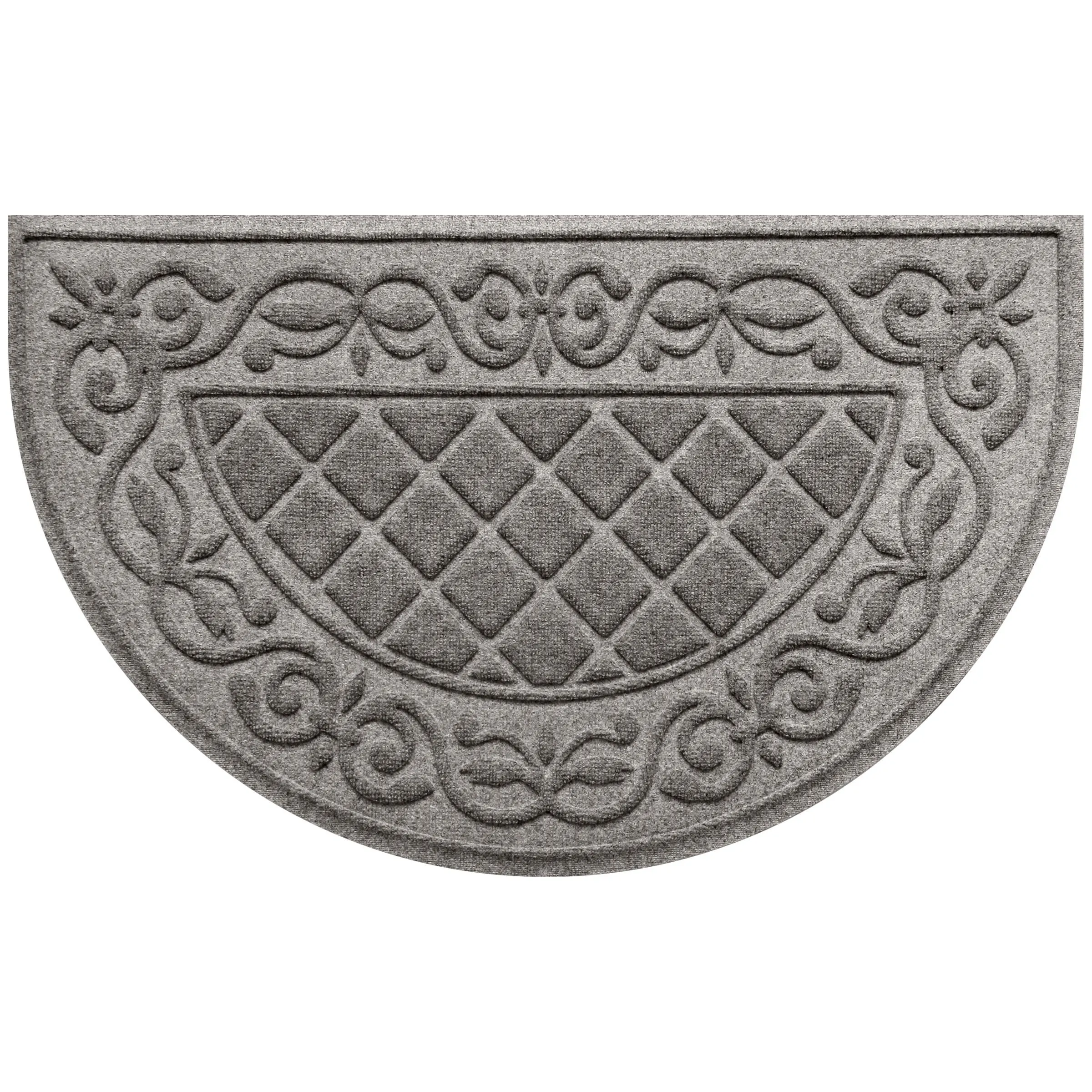 WaterHog Tristan 24x39 Indoor/Outdoor Half Round Door Mat