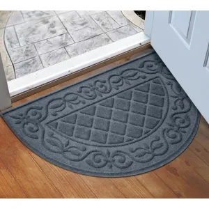 WaterHog Tristan 24x39 Indoor/Outdoor Half Round Door Mat