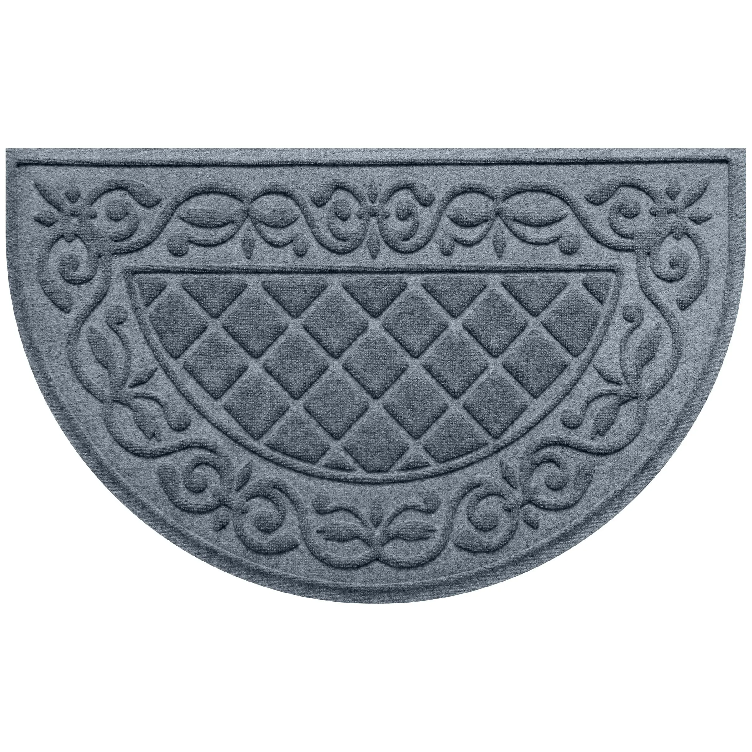 WaterHog Tristan 24x39 Indoor/Outdoor Half Round Door Mat