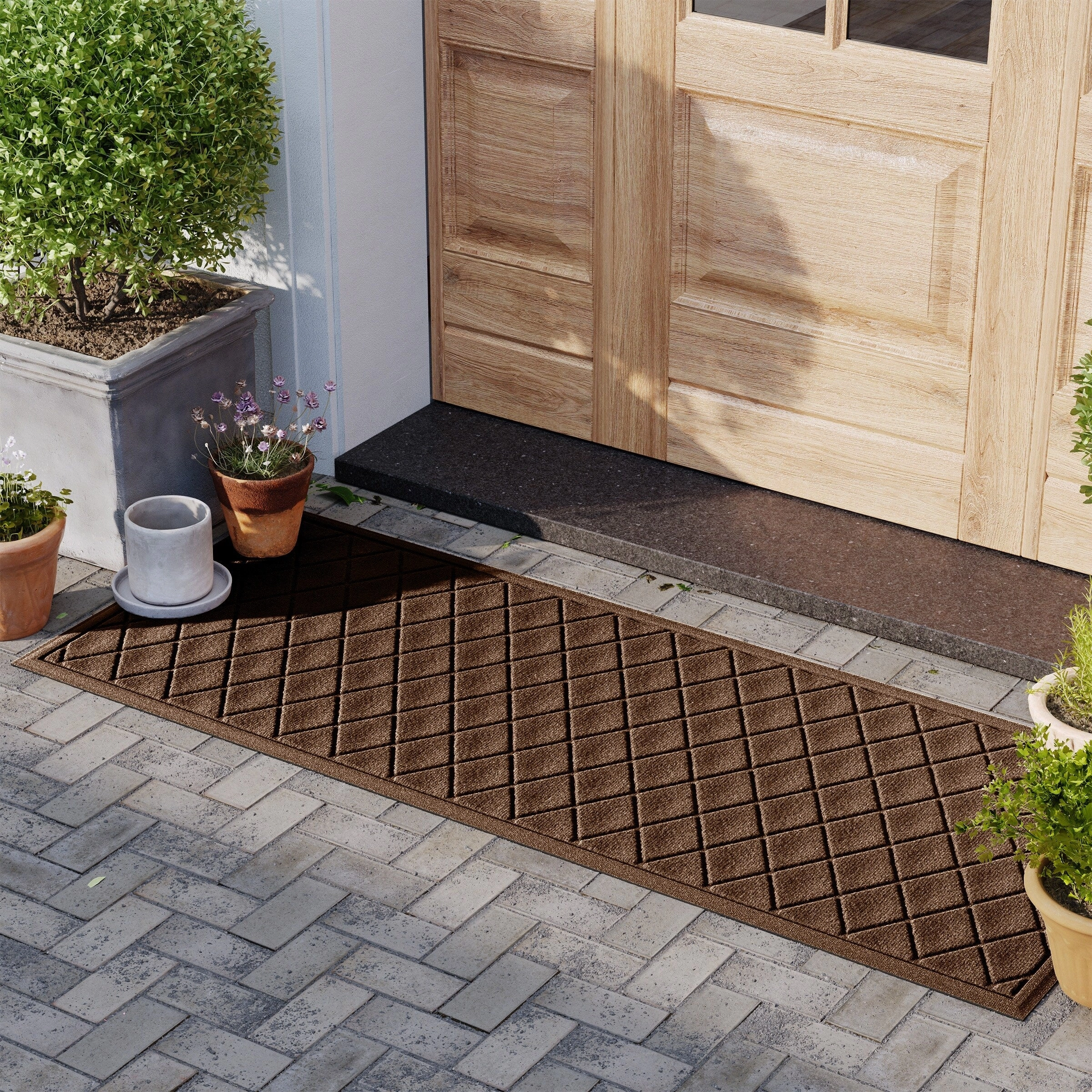 WaterHog Argyle 23 in. x 35 in. Door Mat