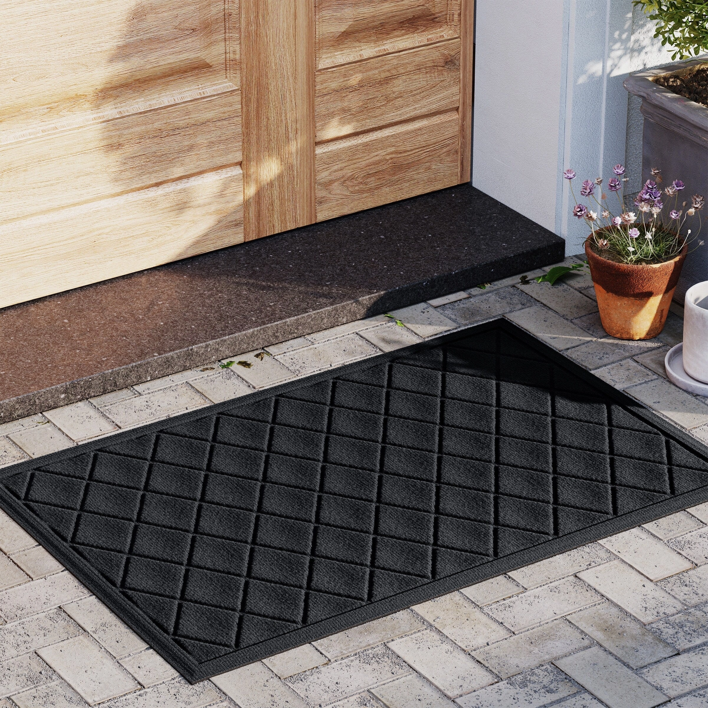 WaterHog Argyle 23 in. x 35 in. Door Mat