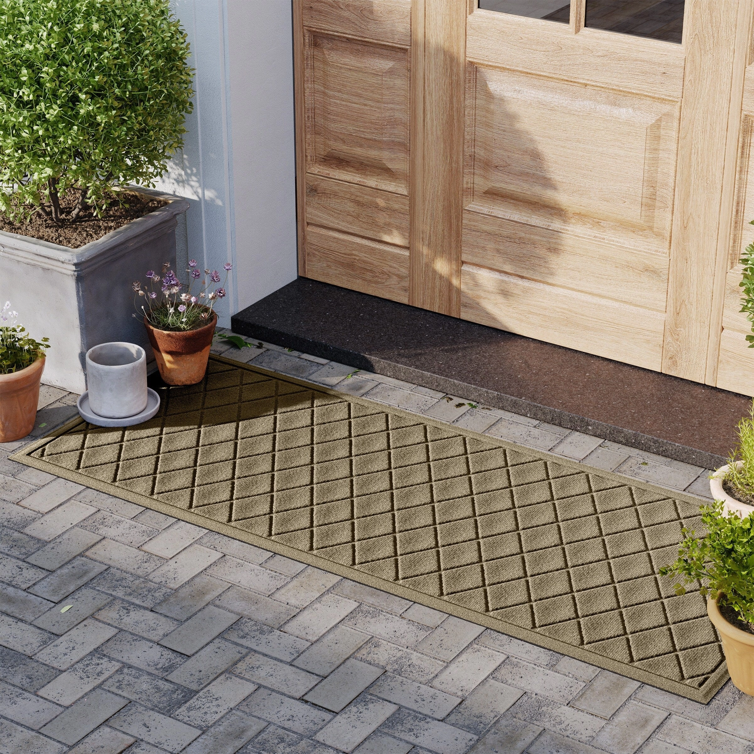 WaterHog Argyle 23 in. x 35 in. Door Mat