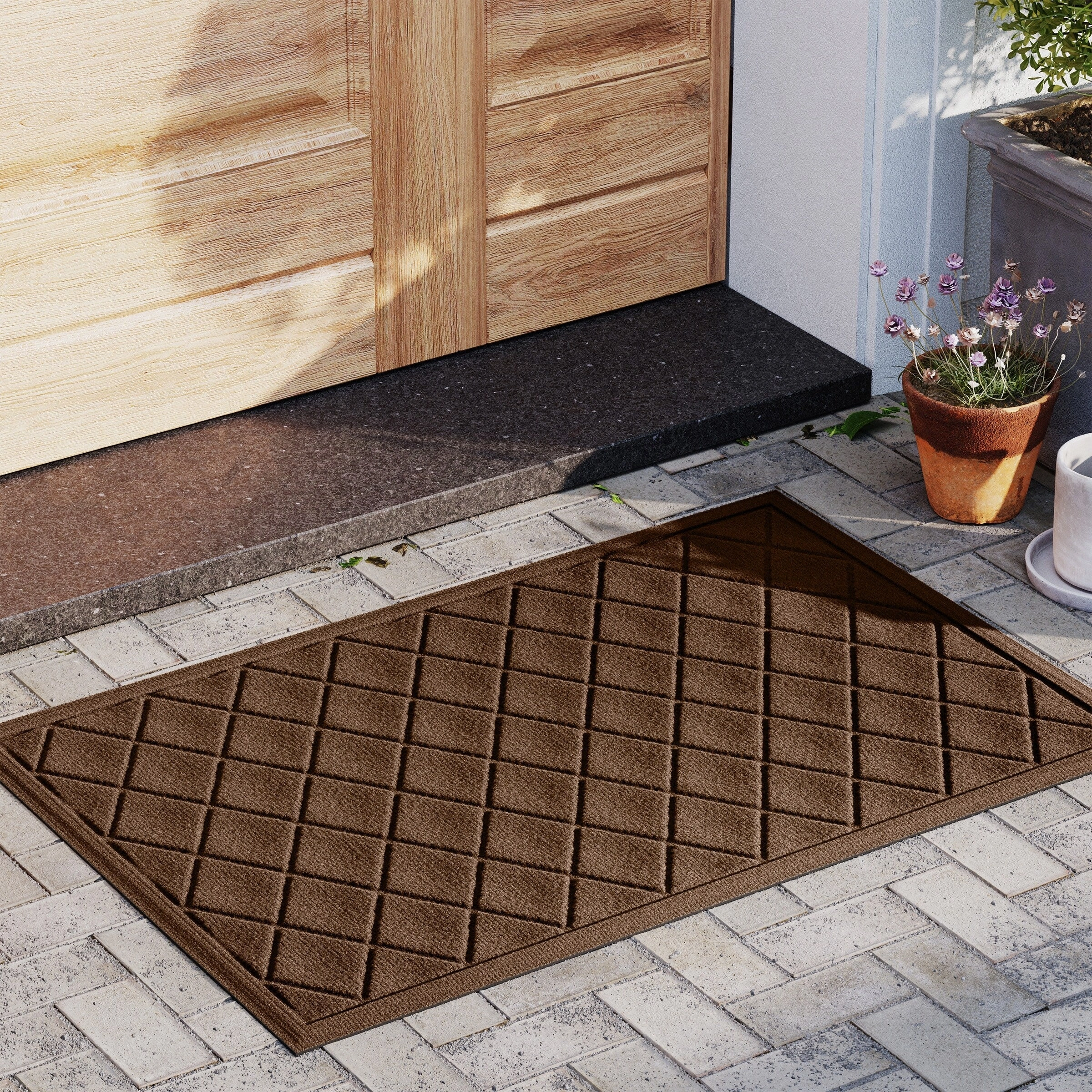 WaterHog Argyle 23 in. x 35 in. Door Mat