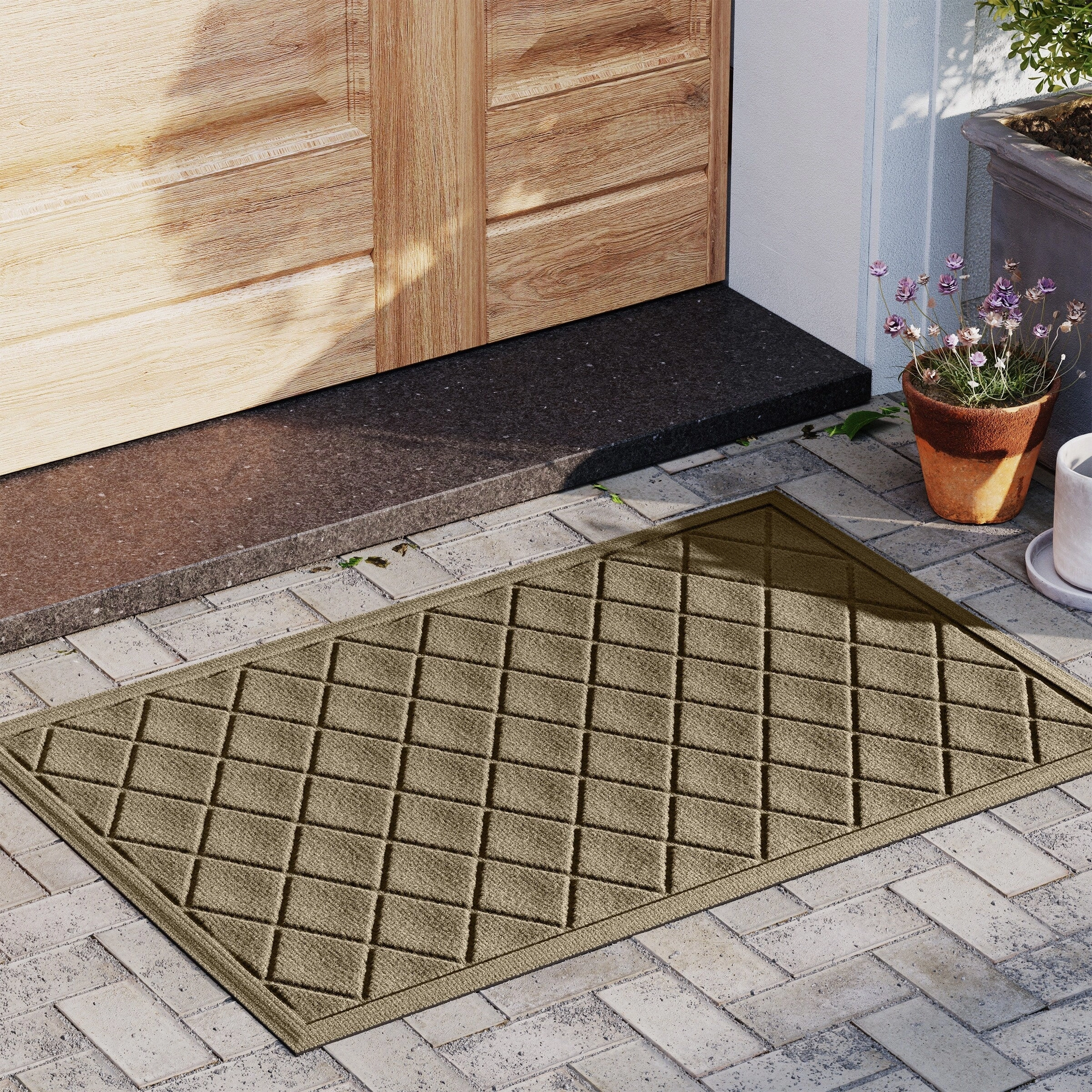 WaterHog Argyle 23 in. x 35 in. Door Mat