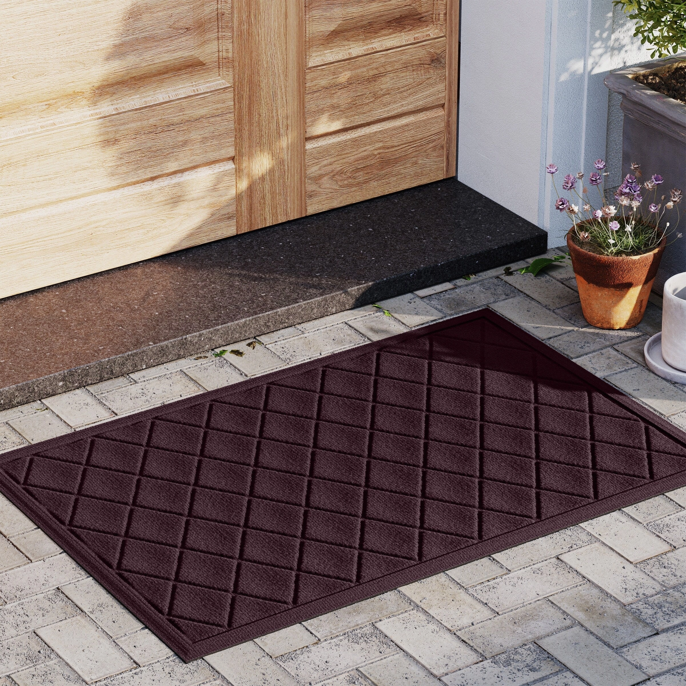 WaterHog Argyle 23 in. x 35 in. Door Mat