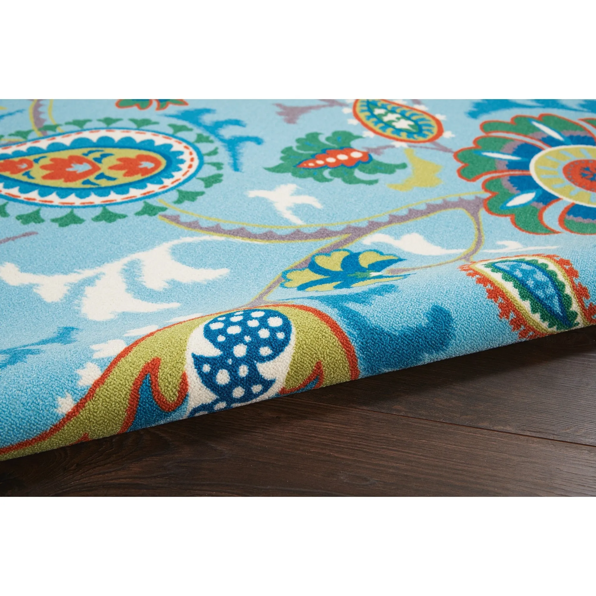 Waverly Sun N' Shade Paisley Indoor/ Outdoor Area Rug