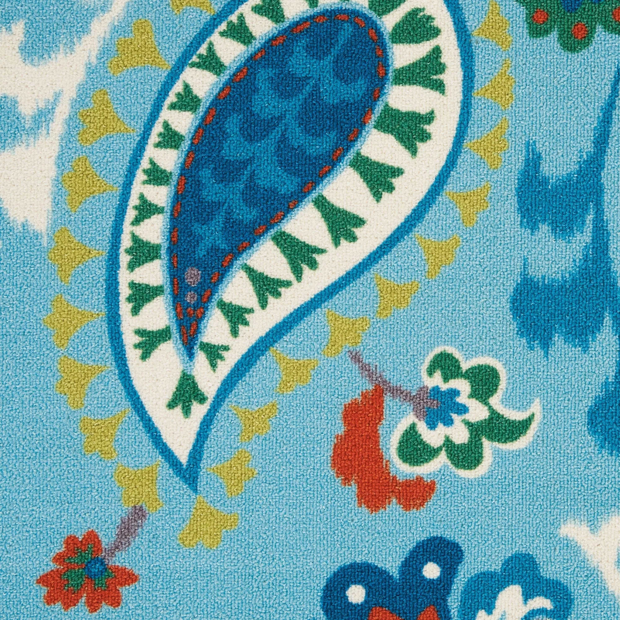 Waverly Sun N' Shade Paisley Indoor/ Outdoor Area Rug