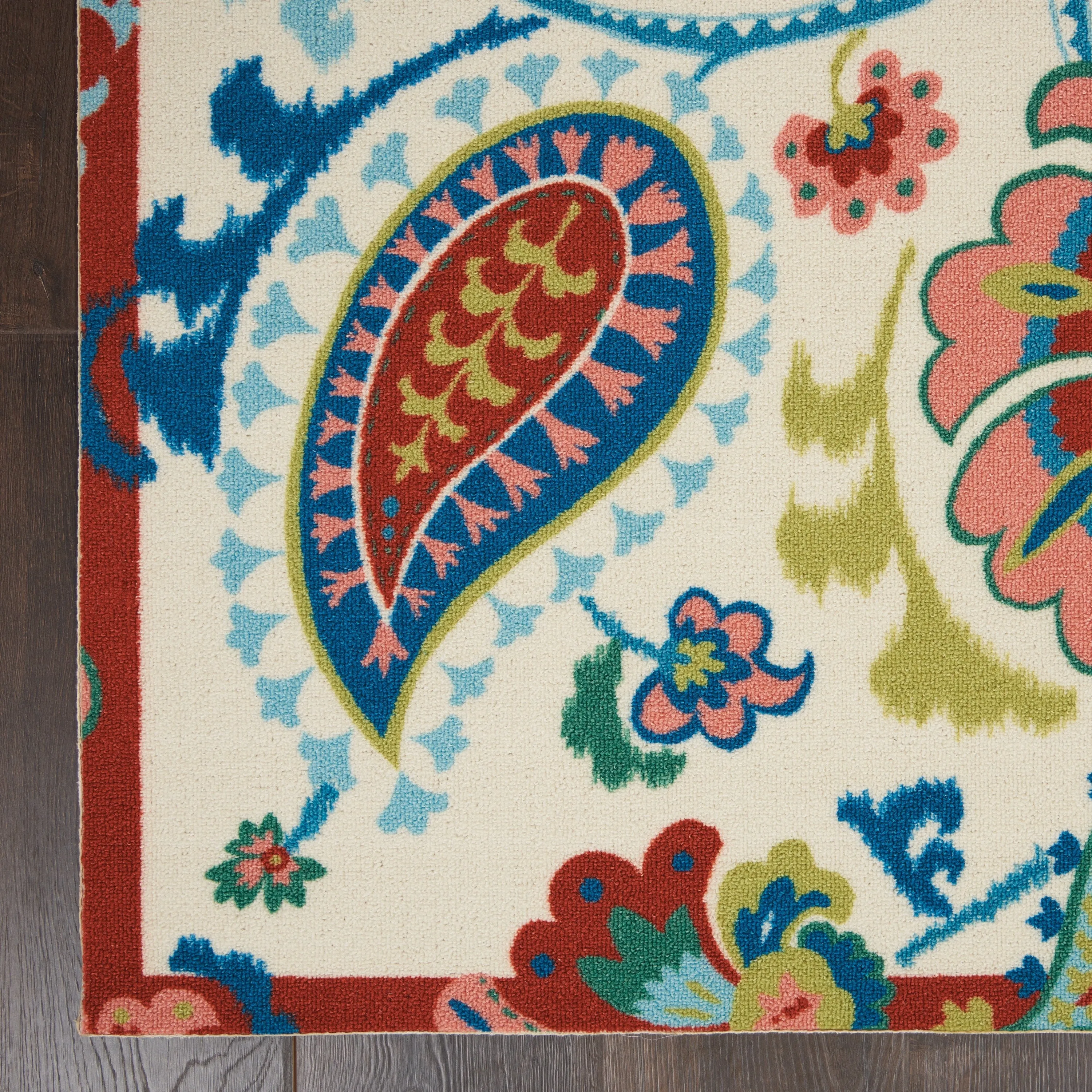 Waverly Sun N' Shade Paisley Indoor/ Outdoor Area Rug