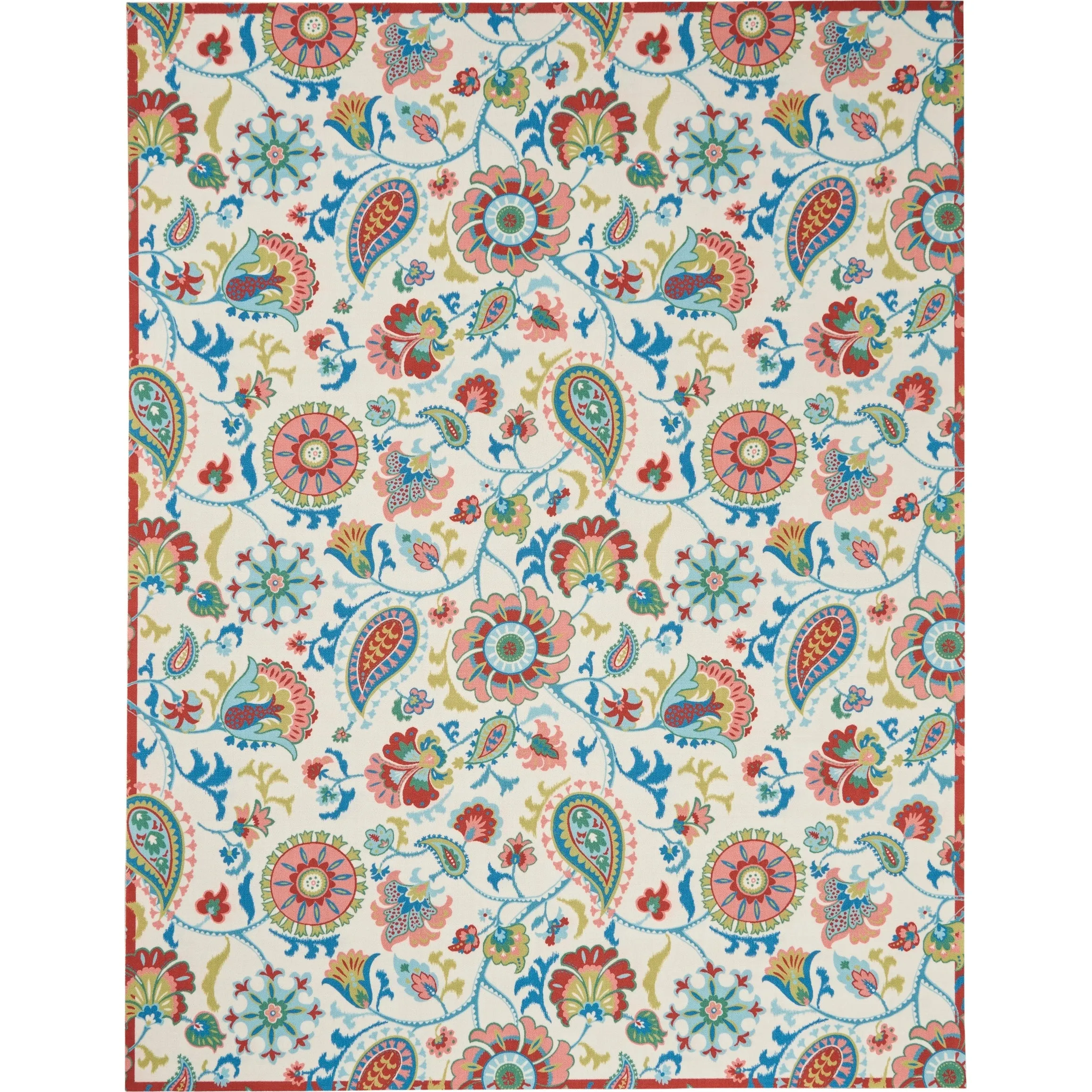 Waverly Sun N' Shade Paisley Indoor/ Outdoor Area Rug