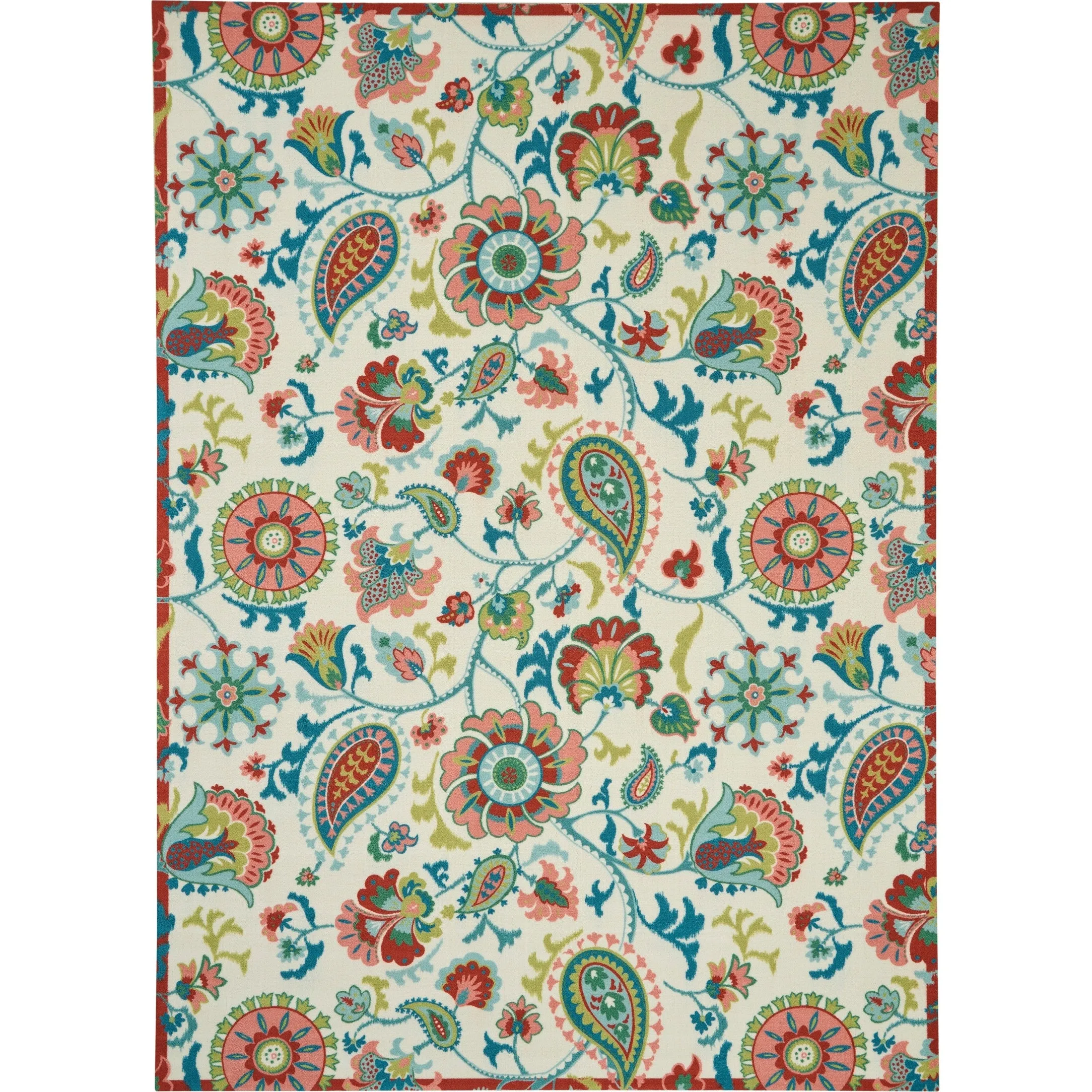 Waverly Sun N' Shade Paisley Indoor/ Outdoor Area Rug