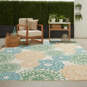 Waverly Sun N' Shade Retro Floral Indoor/ Outdoor Area Rug