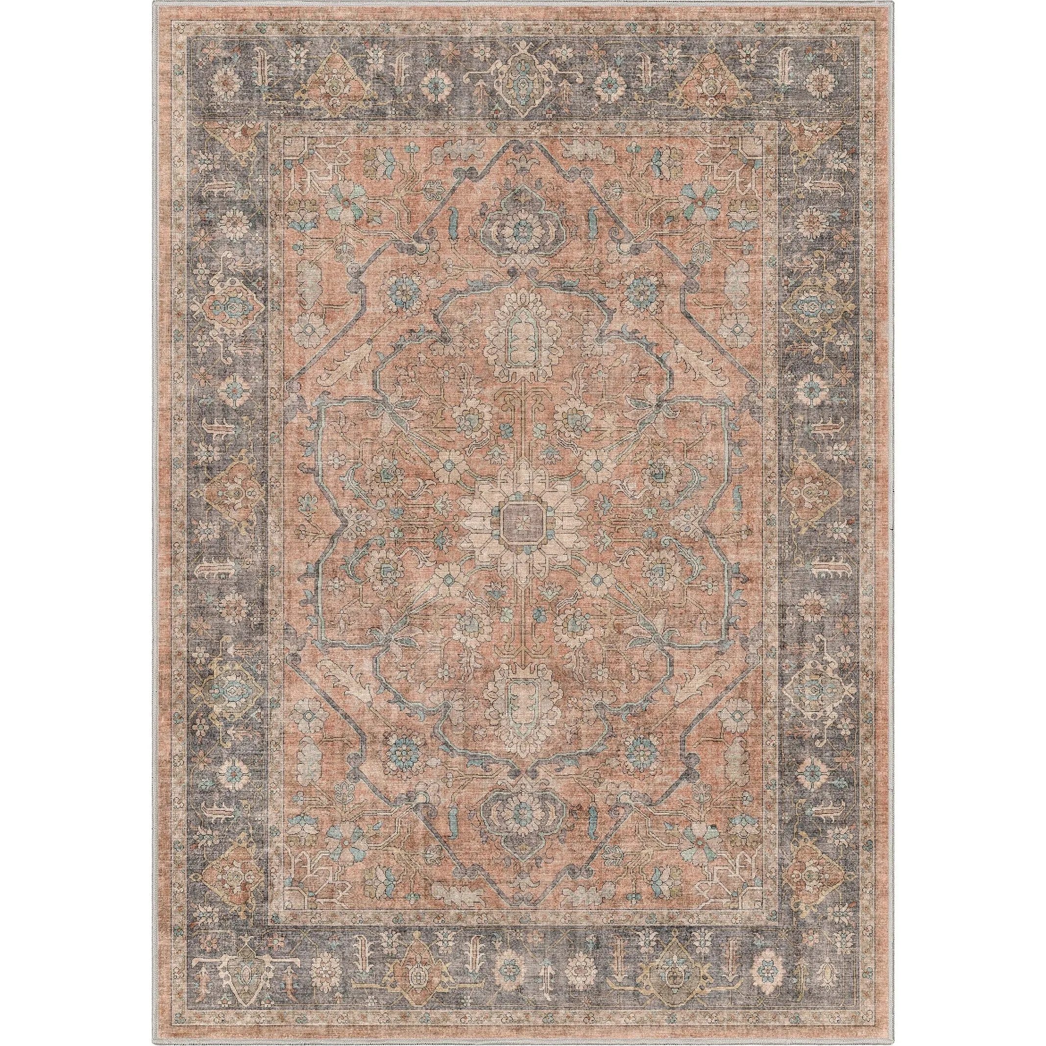 Well Woven Apollo Antigua Persian Oriental Machine Washable Area Rug