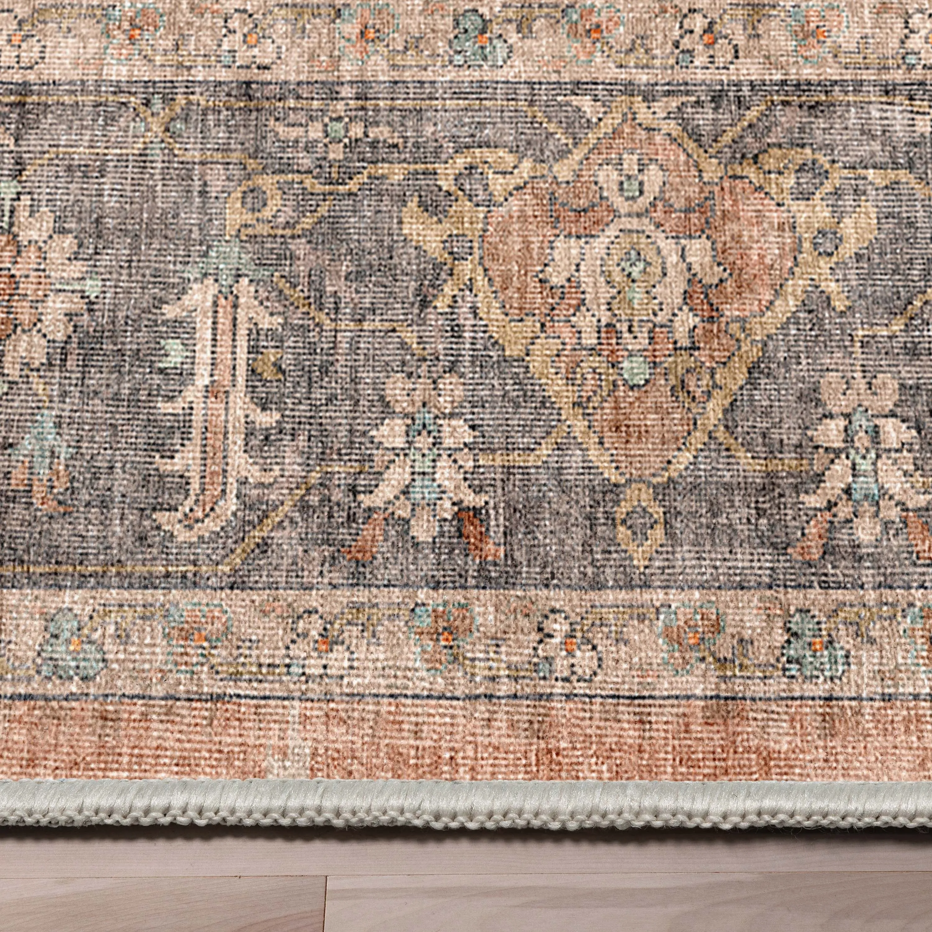 Well Woven Apollo Antigua Persian Oriental Machine Washable Area Rug