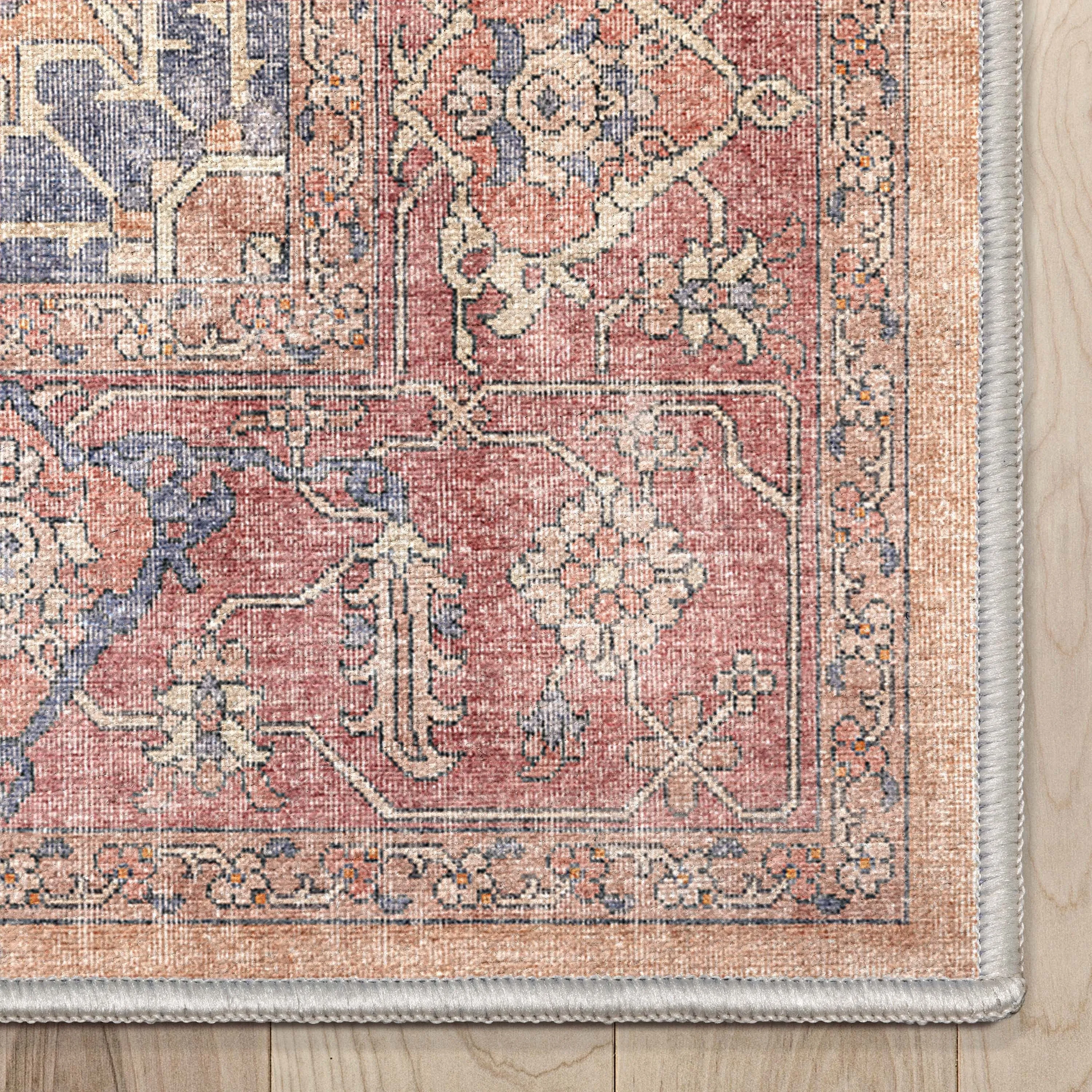 Well Woven Apollo Antigua Persian Oriental Machine Washable Area Rug