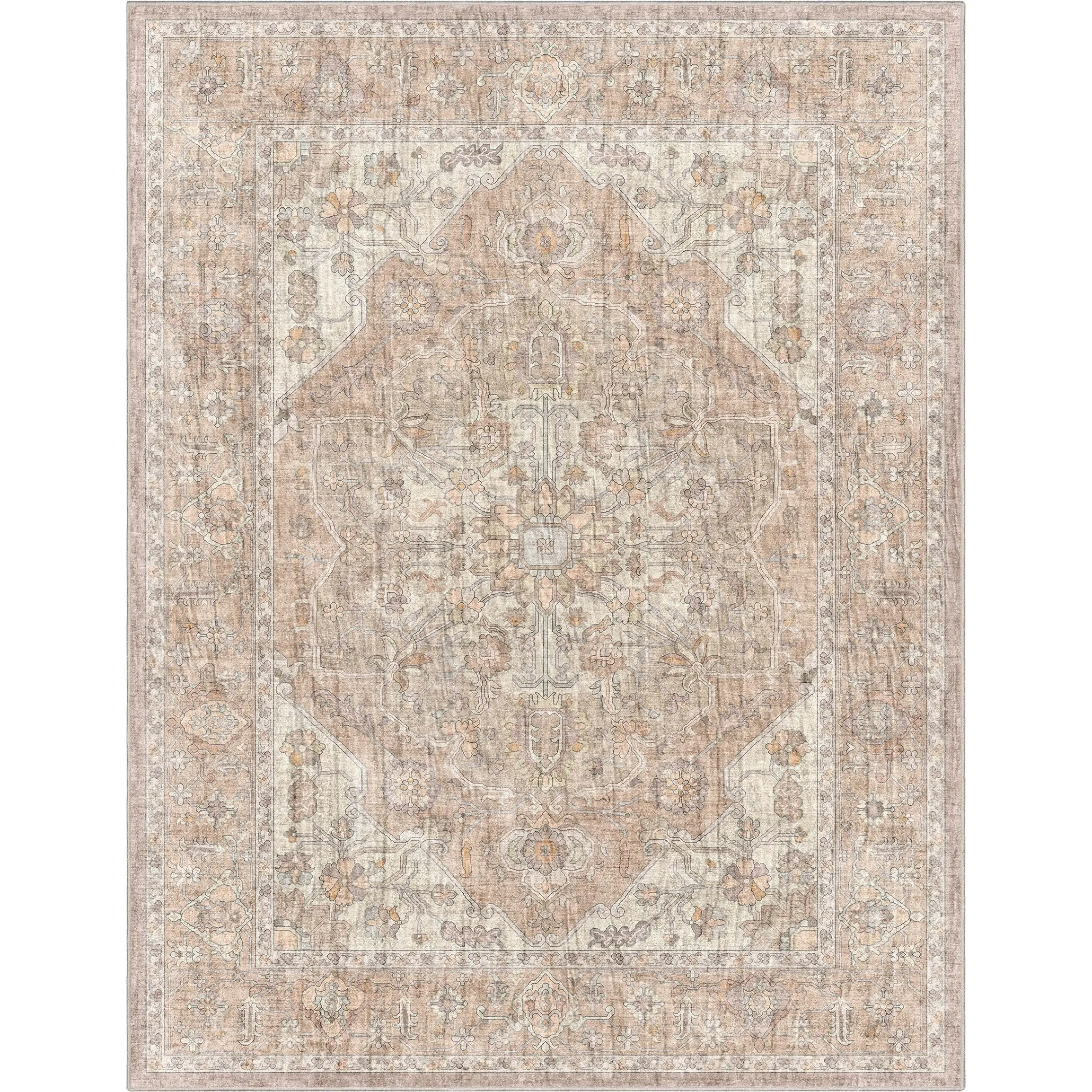 Well Woven Apollo Antigua Persian Oriental Machine Washable Area Rug
