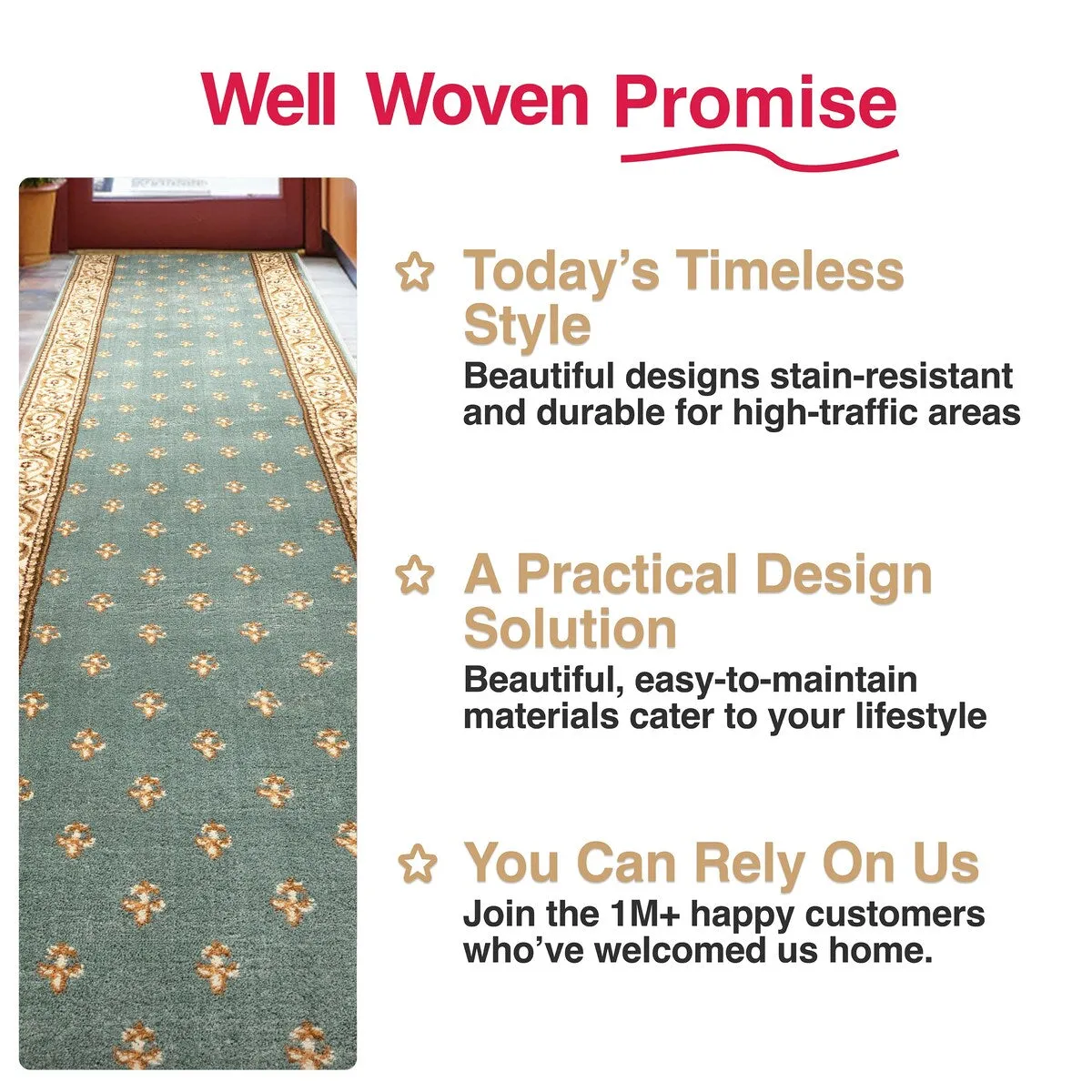 Well Woven Barclay Fleur De Lis Traditional Oriental Living Room Rug