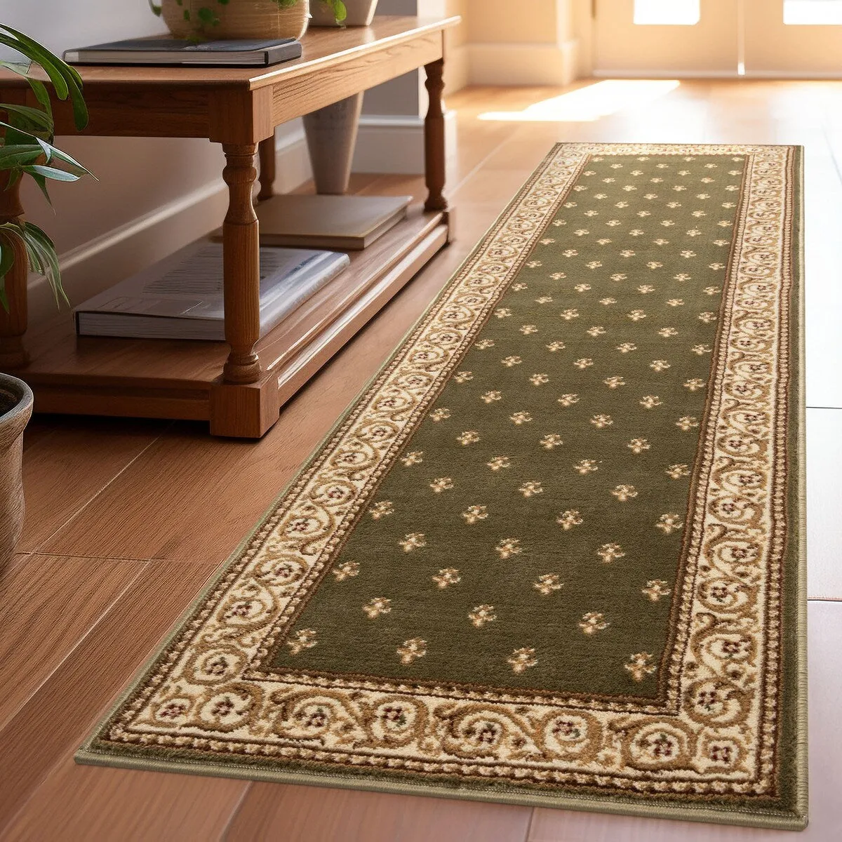 Well Woven Barclay Fleur De Lis Traditional Oriental Living Room Rug