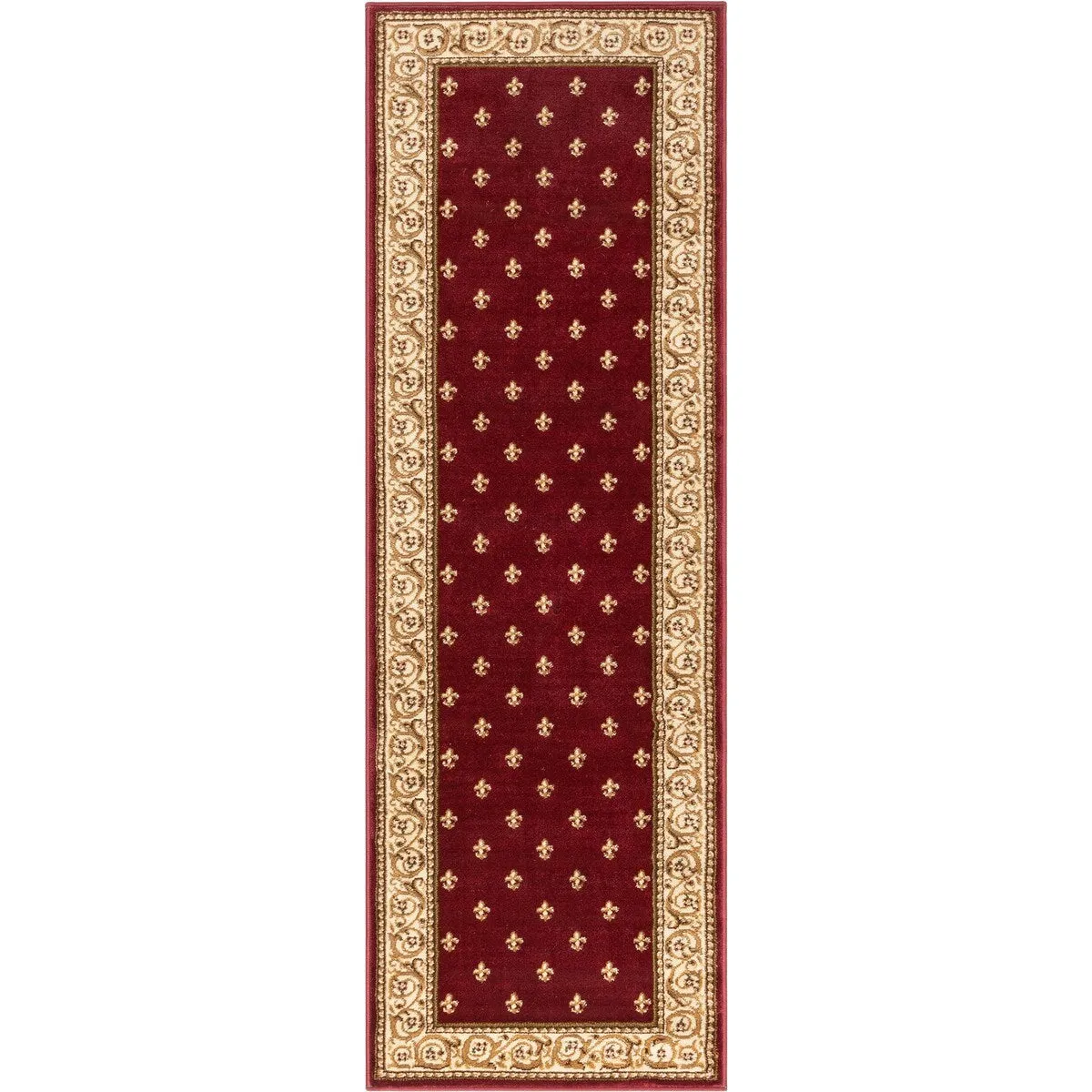 Well Woven Barclay Fleur De Lis Traditional Oriental Living Room Rug