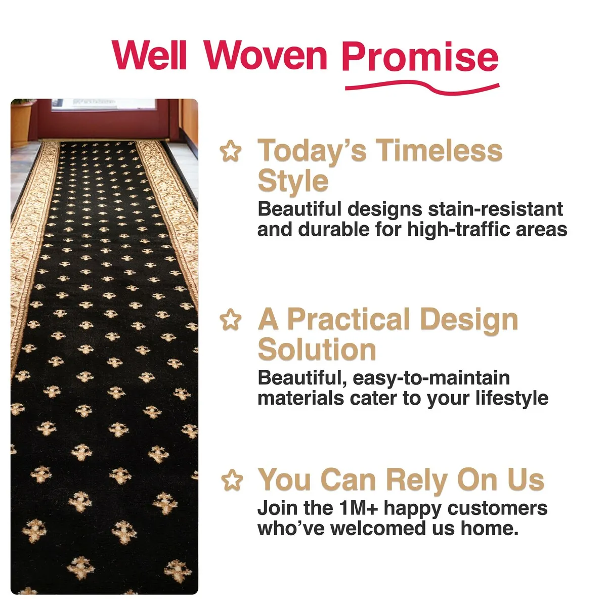 Well Woven Barclay Fleur De Lis Traditional Oriental Living Room Rug