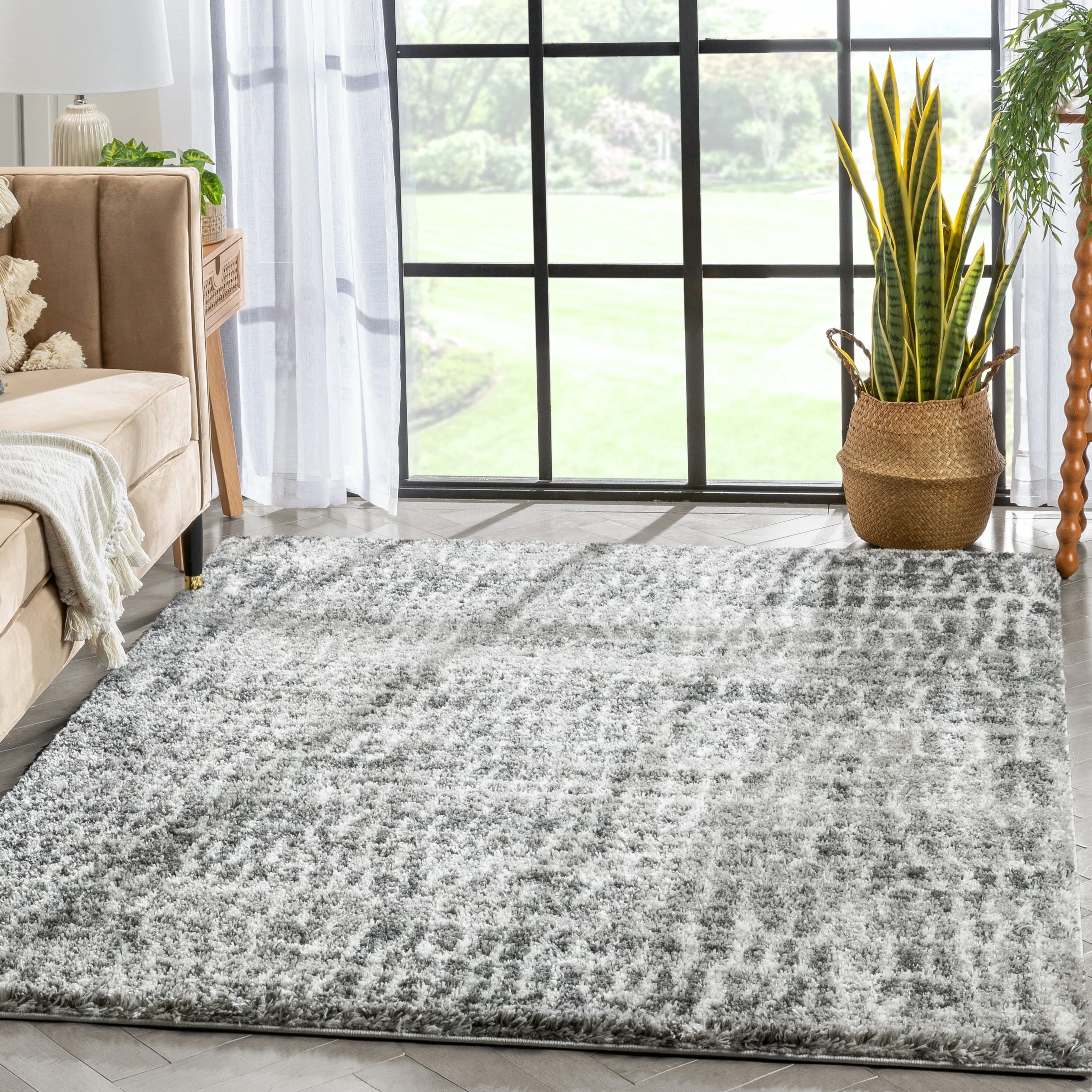 Well Woven Celeste Sintra Mid-Century Modern Geometric Area Rug