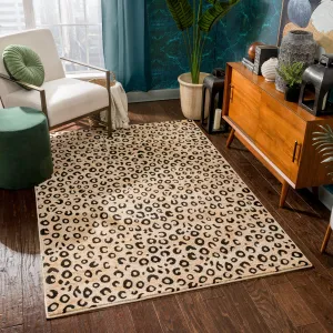 Well Woven Dulcet Leopard Animal Print Modern Leopard Area Rug