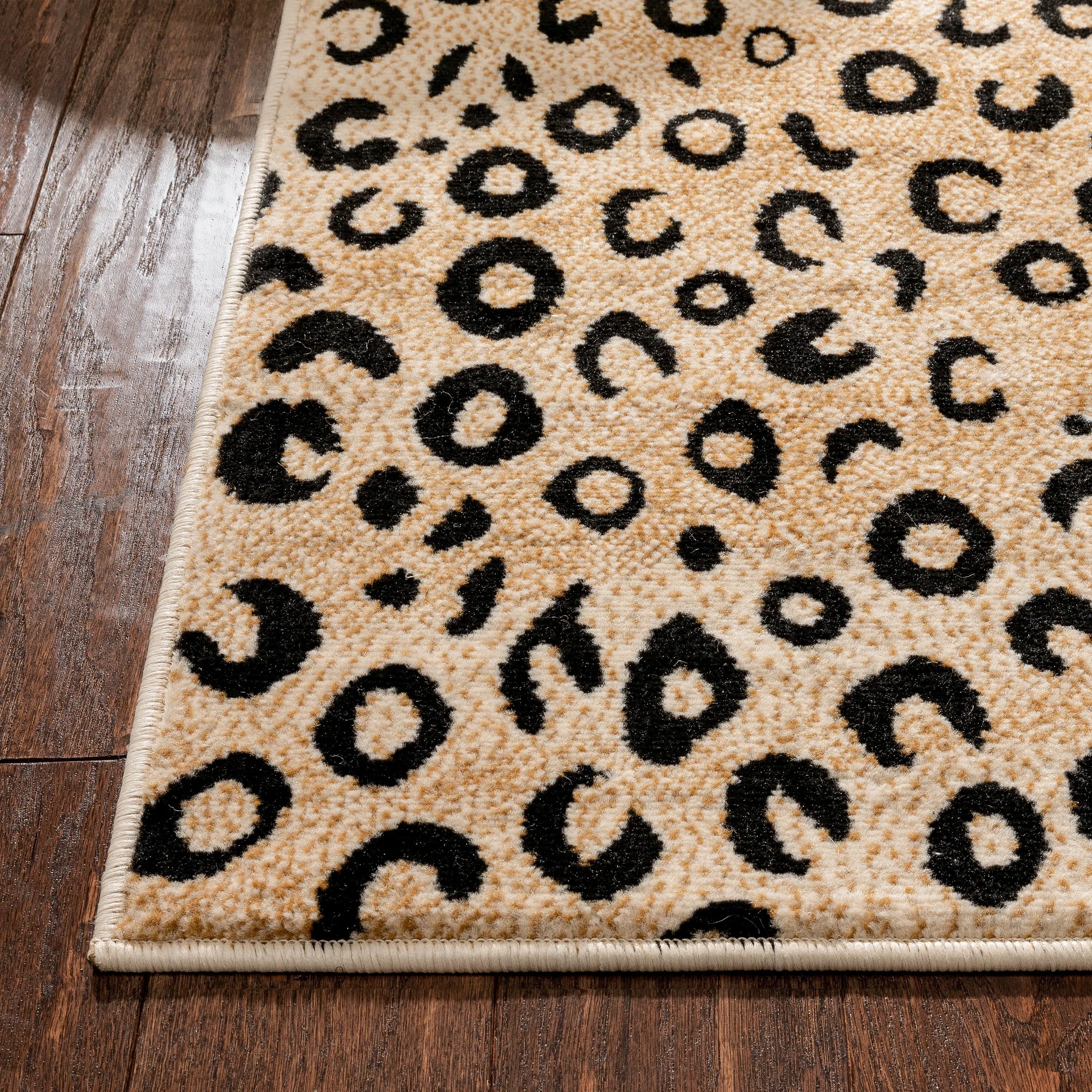 Well Woven Dulcet Leopard Animal Print Modern Leopard Area Rug