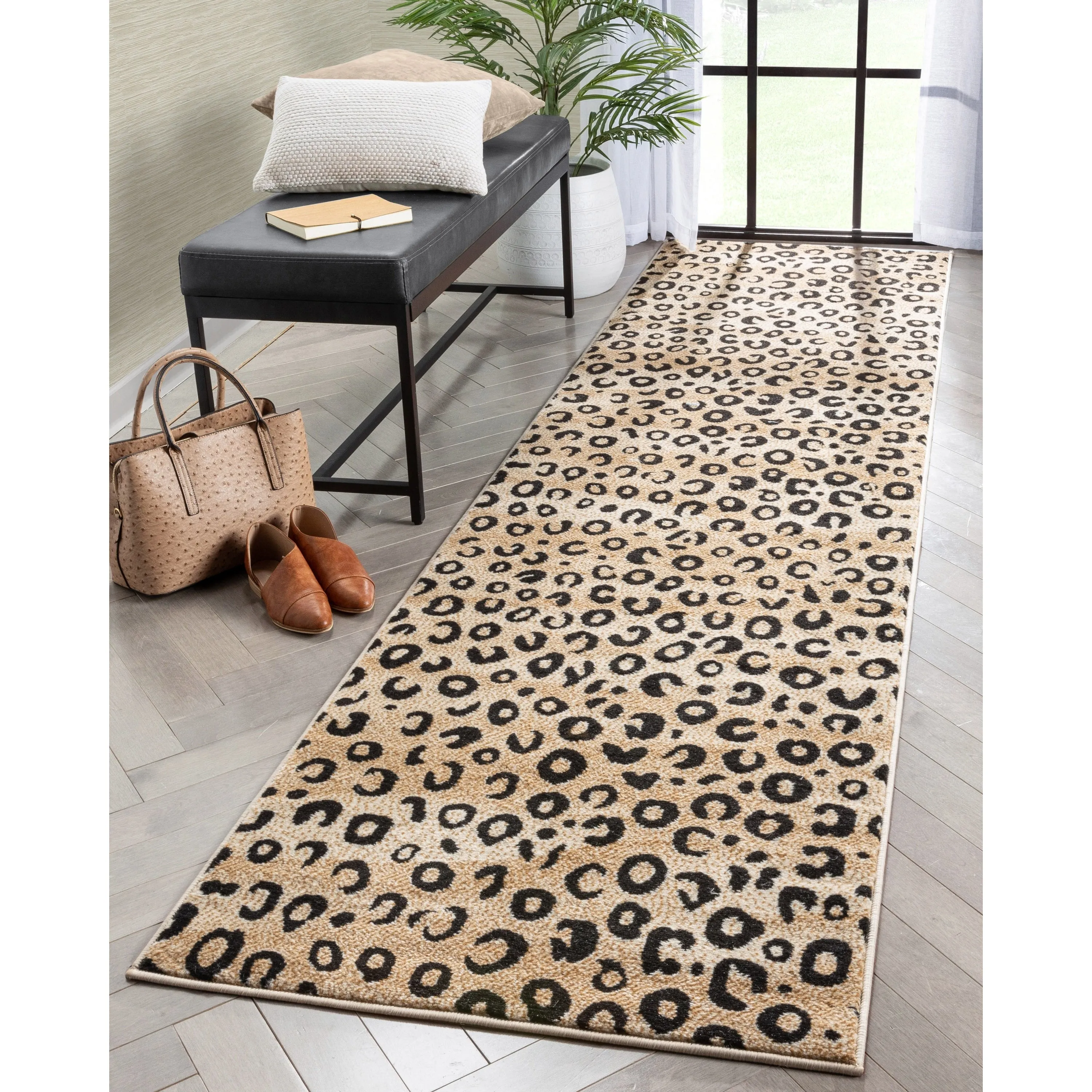 Well Woven Dulcet Leopard Animal Print Modern Leopard Area Rug