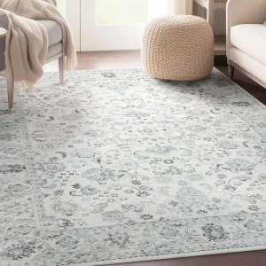 Well Woven Elle Basics Silk Vintage Oriental Washable Rug