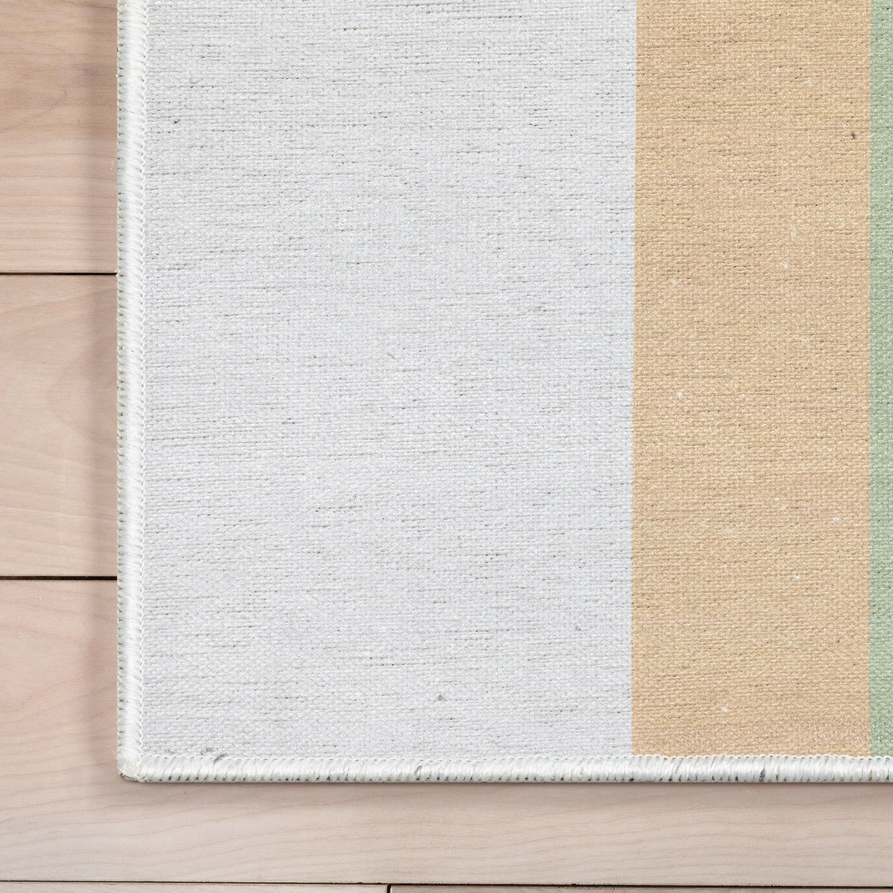 Well Woven Kids Rugs Rainbow Watercolor Modern Machine Washable Area Rug