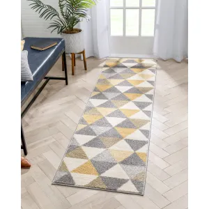 Well Woven Mid Century Modern Geometric Runner Rug - 2' x 7'3