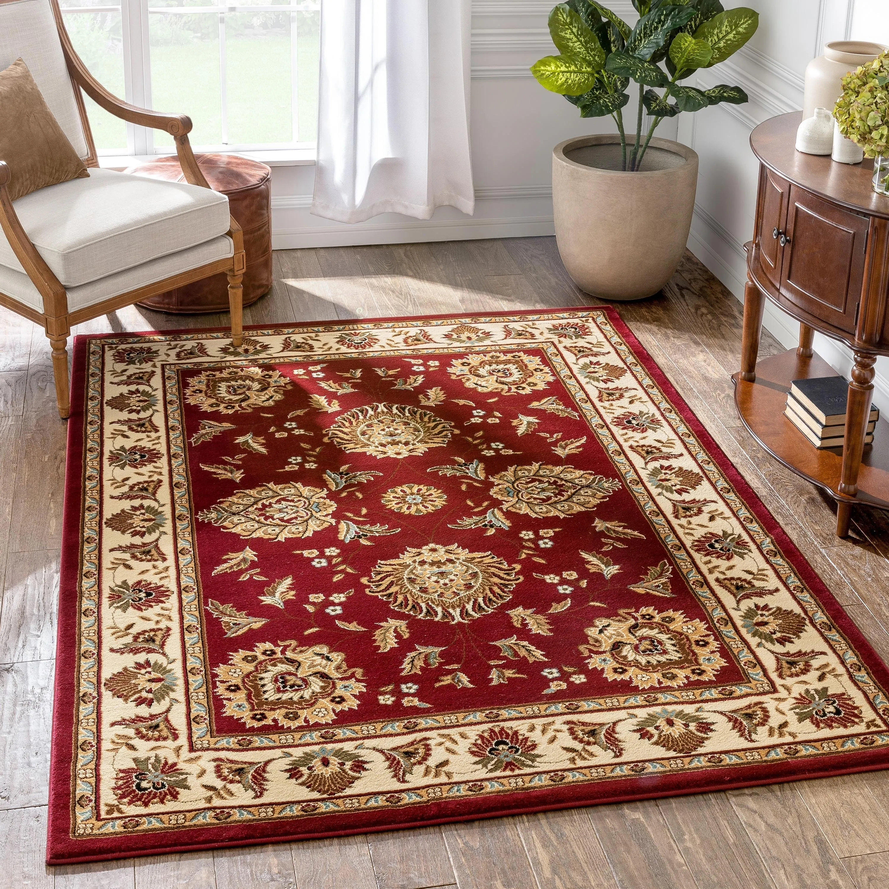 Well Woven Timeless Abbasi Oriental Persian Traditional Area Rug