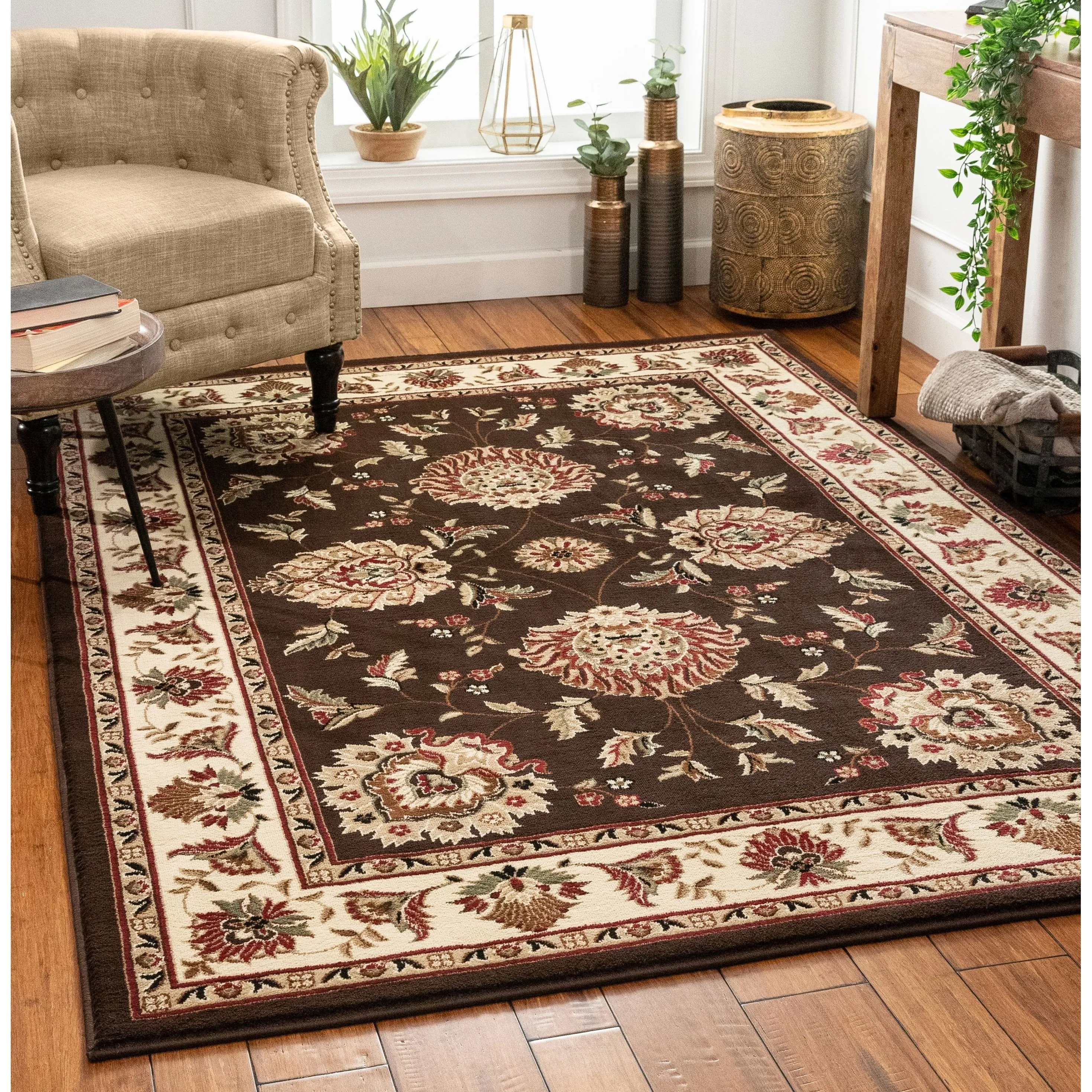Well Woven Timeless Abbasi Oriental Persian Traditional Area Rug