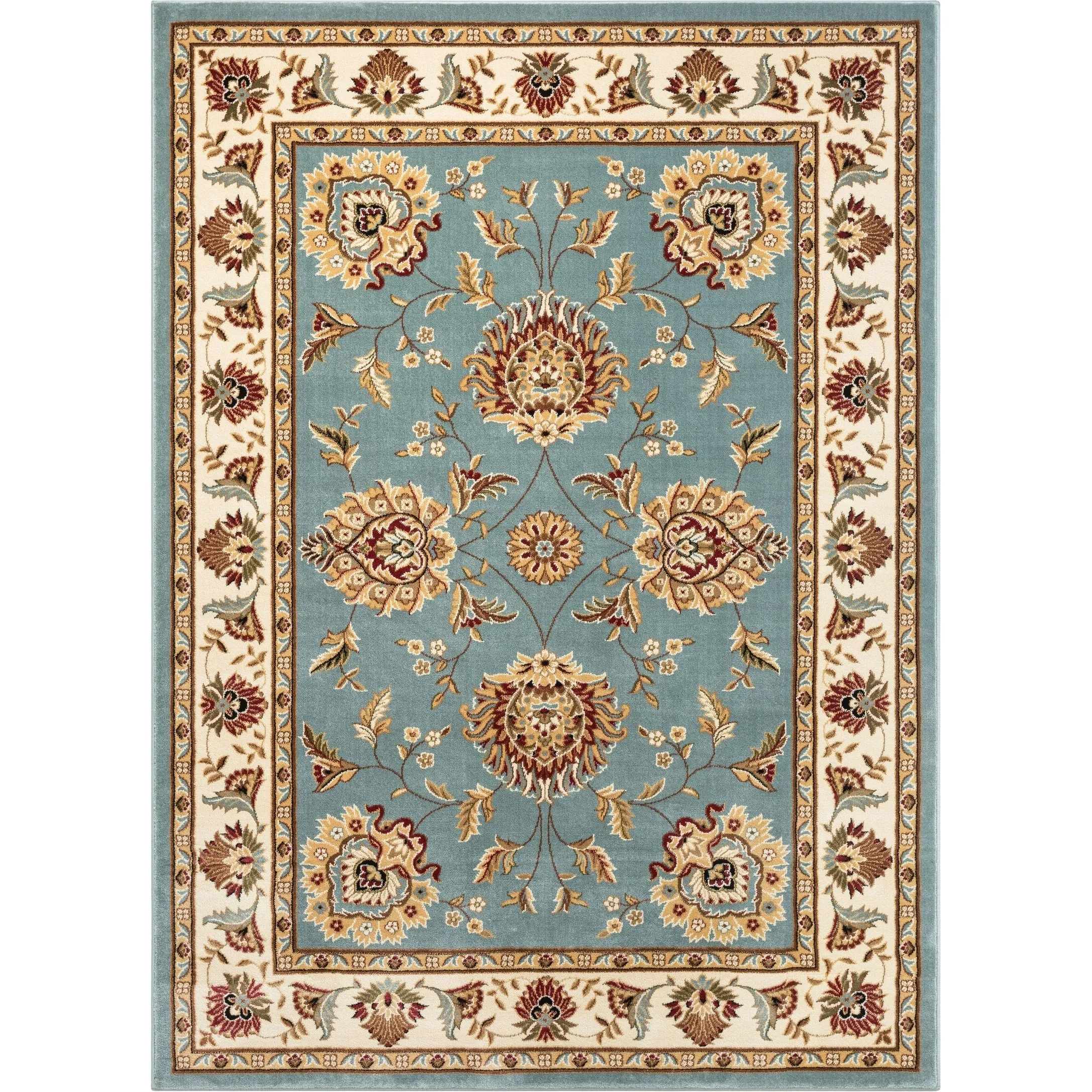 Well Woven Timeless Abbasi Oriental Persian Traditional Area Rug