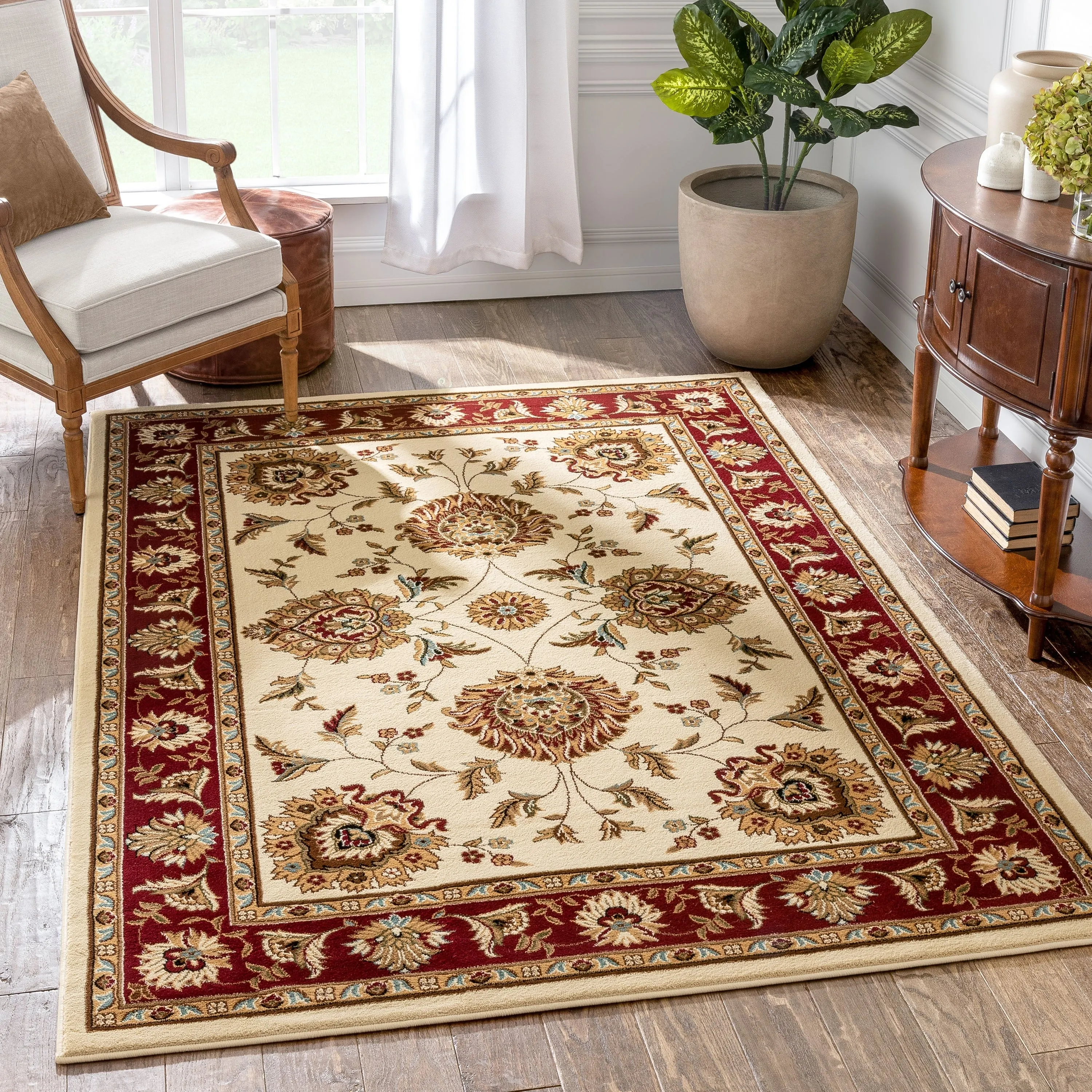 Well Woven Timeless Abbasi Oriental Persian Traditional Area Rug