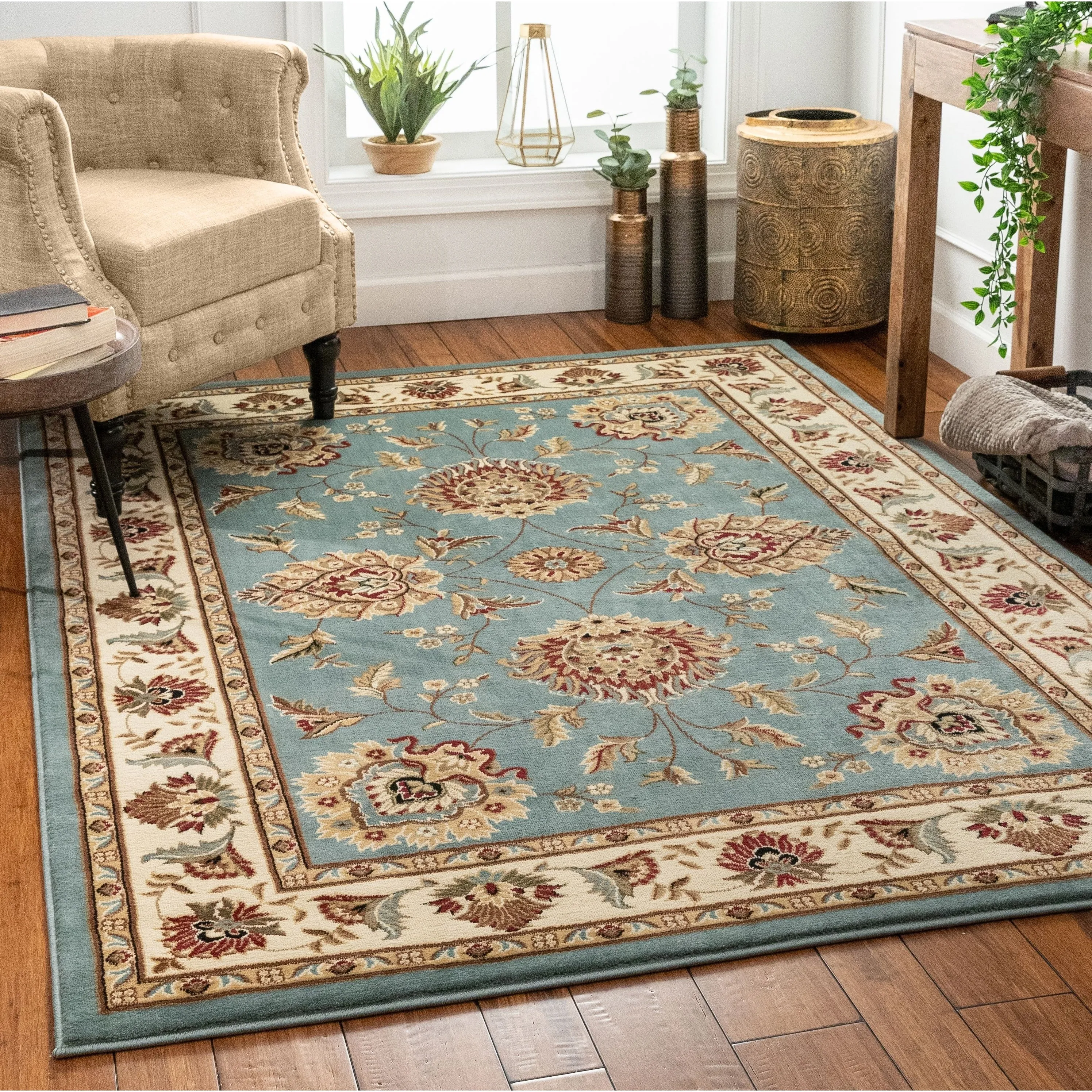 Well Woven Timeless Abbasi Oriental Persian Traditional Area Rug