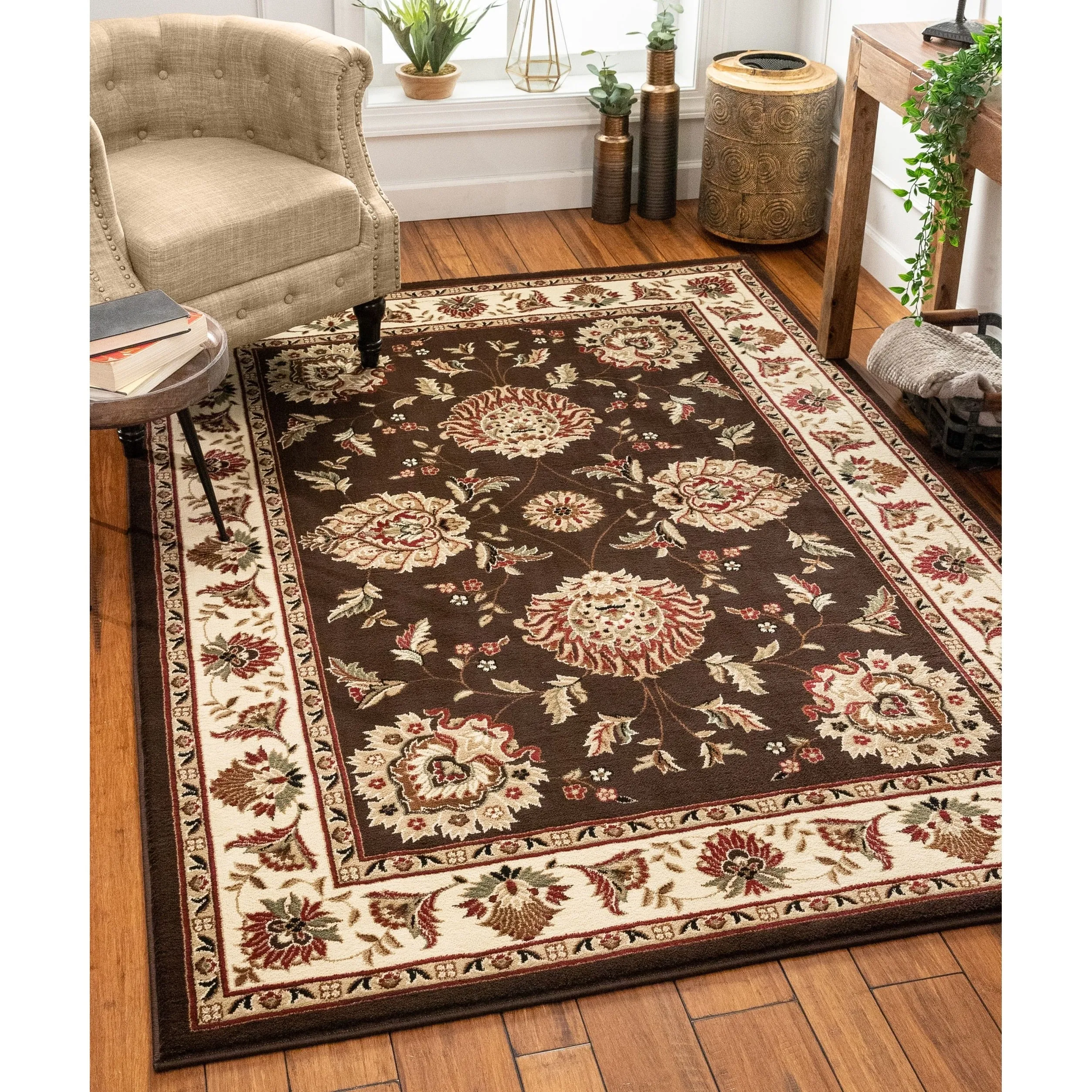 Well Woven Timeless Abbasi Oriental Persian Traditional Area Rug