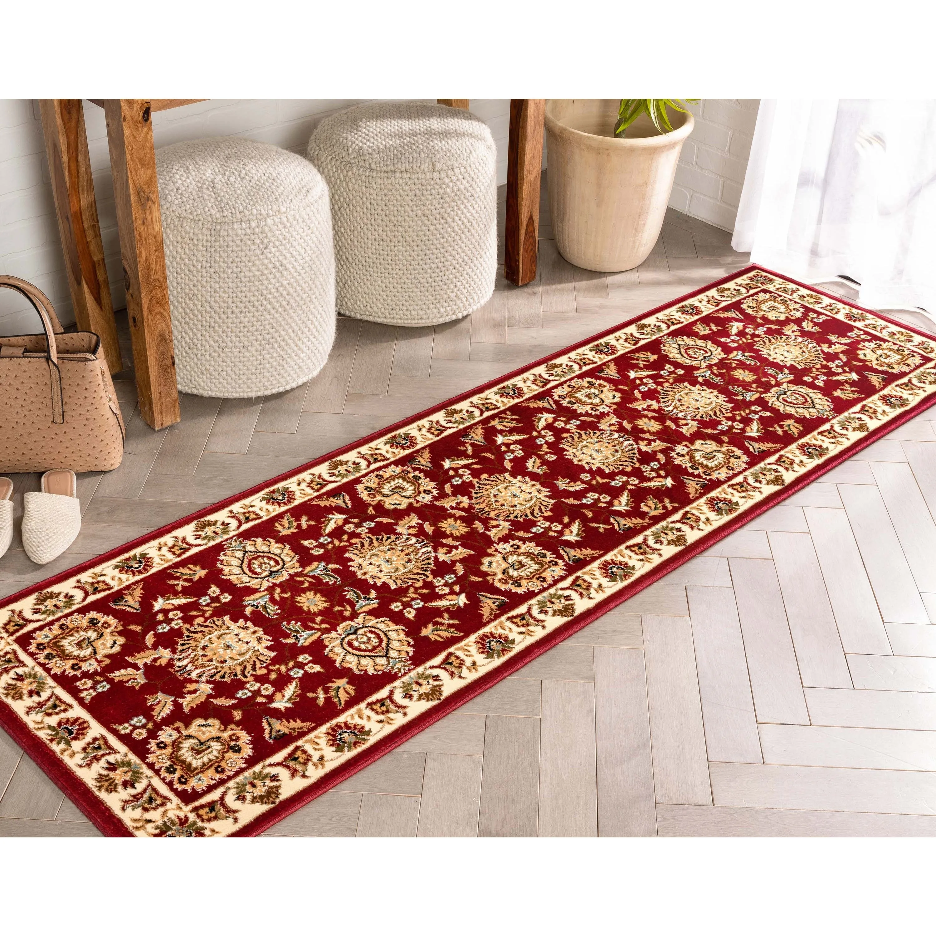 Well Woven Timeless Abbasi Oriental Persian Traditional Area Rug