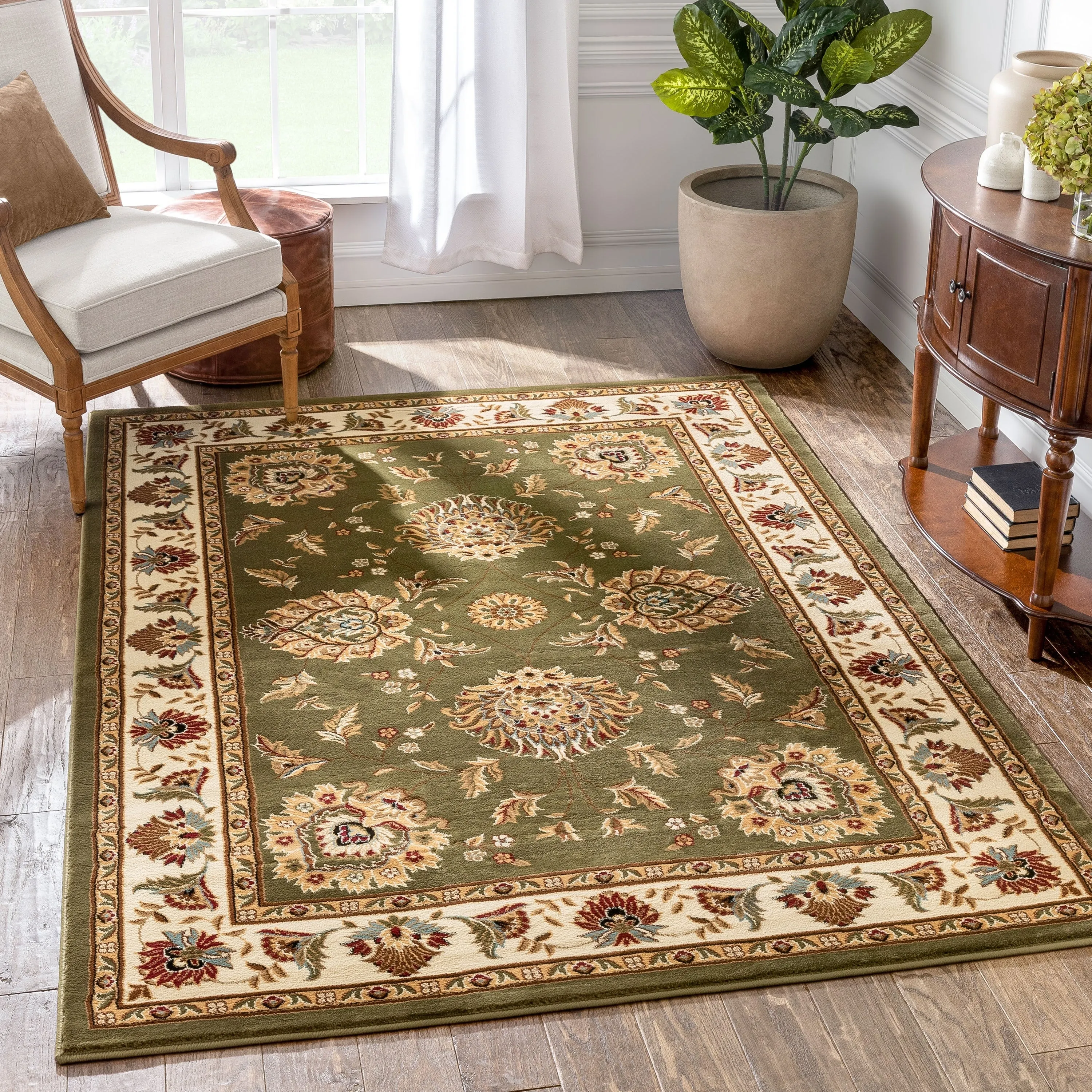 Well Woven Timeless Abbasi Oriental Persian Traditional Area Rug
