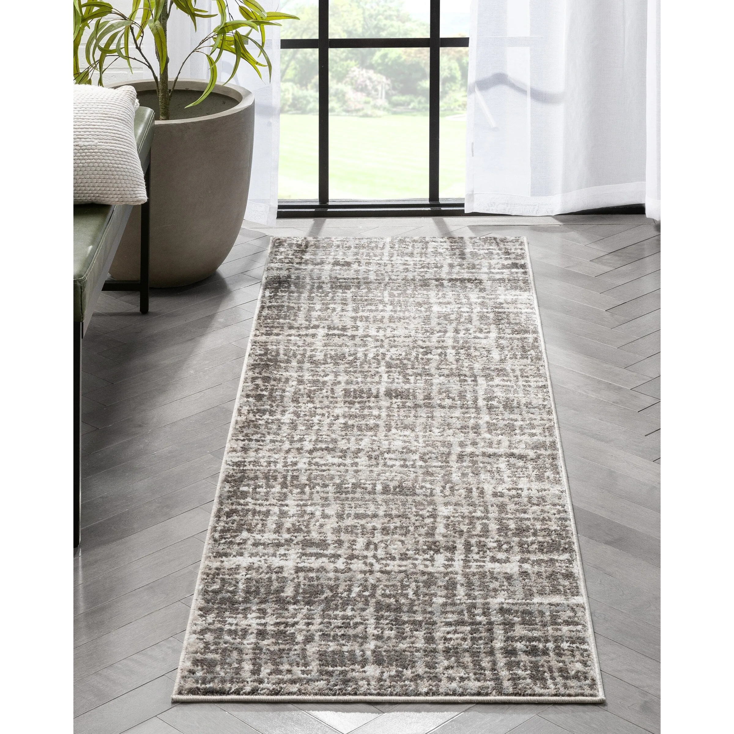 Well Woven Verity Zia Striation Modern Abstract Area Rug
