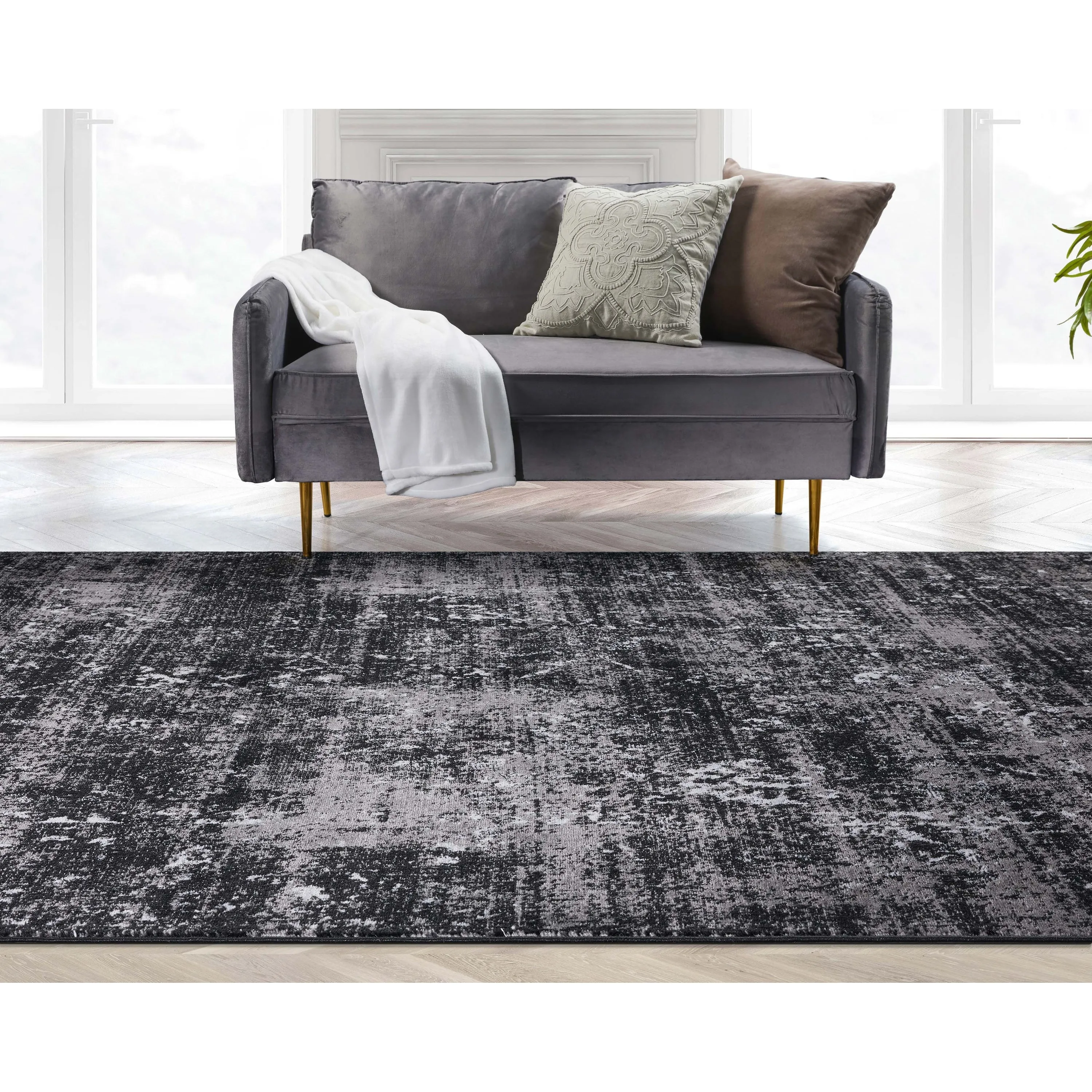 Well Woven Zazzle Thiva Vintage Oriental Floral Pattern Area Rug