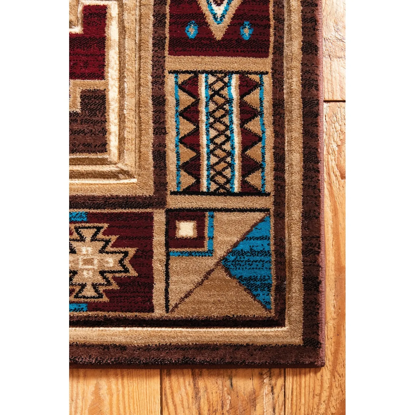 Westfield Home Graham Liberty Border Hand-carved Area Rug